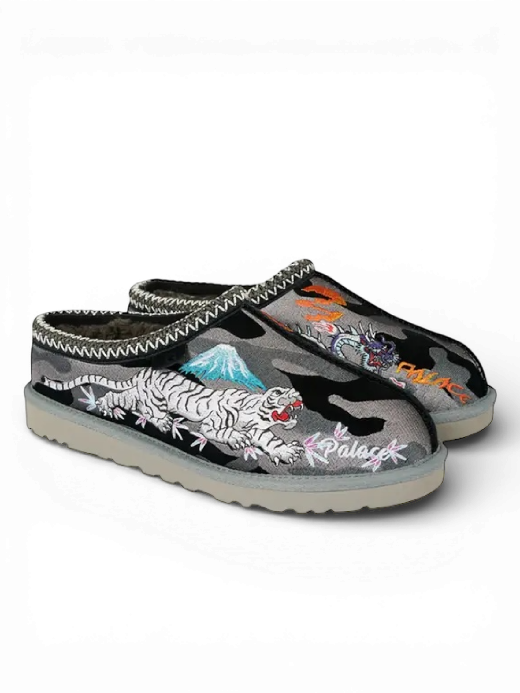 UGG TASMAN SLIPPER PALACE BLACK CAMO