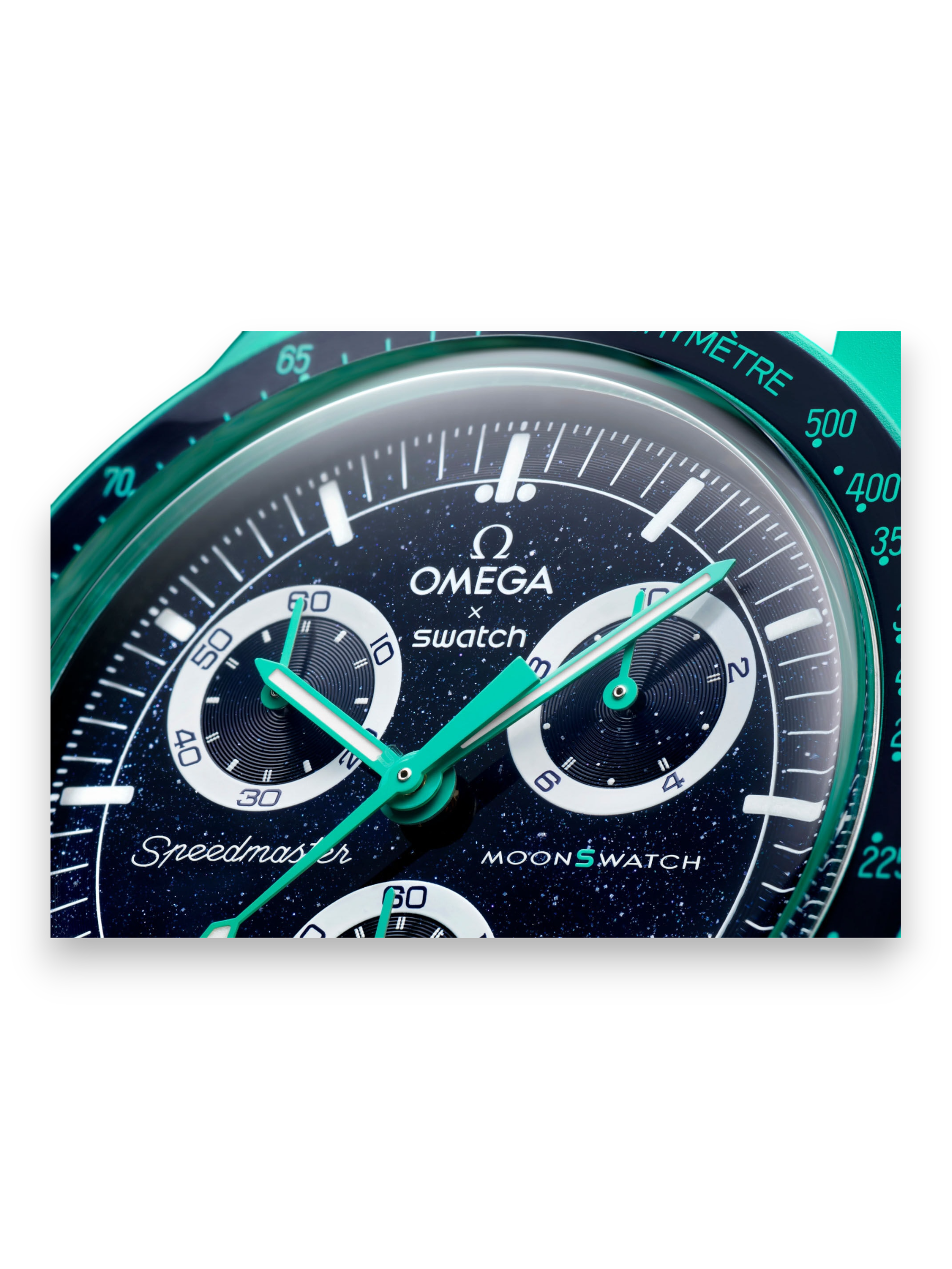 Omega x Swatch bioceramic moonswatch mission on Earth Polar Lights