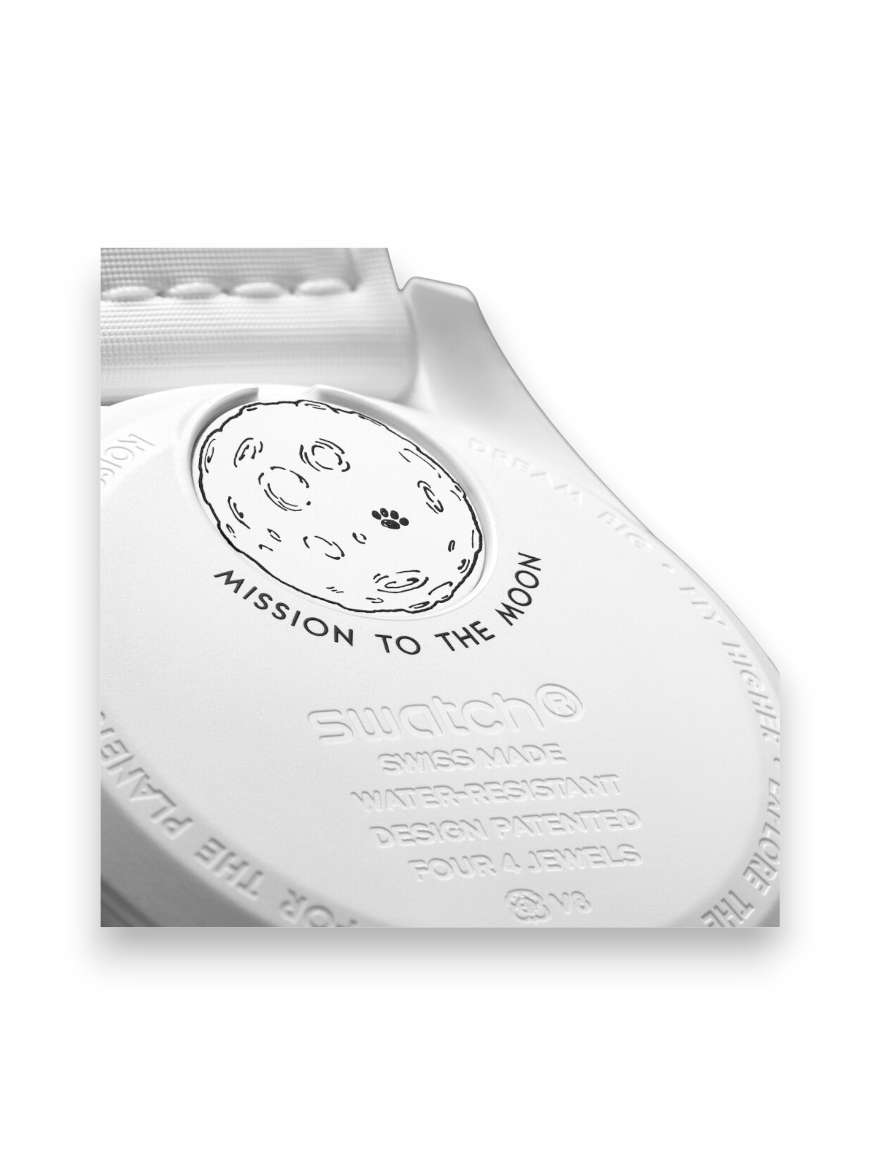 Omega x Swatch bioceramic moonswatch mission on Moonphase Snoopy Full Moon