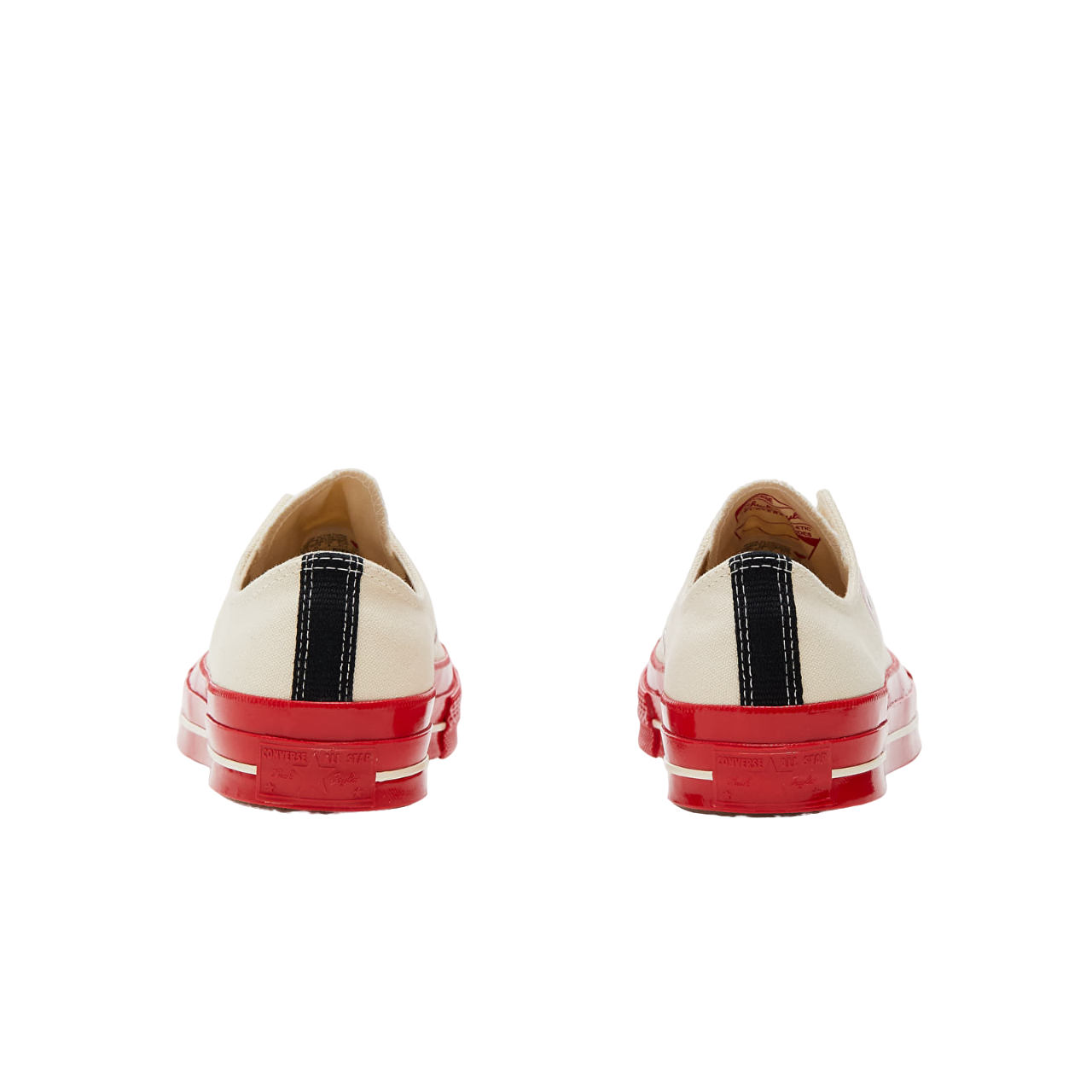 Converse Chuck Taylor All Star 70 OxComme des Garcons PLAY Egret Red Midsole