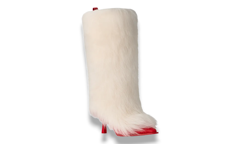 UGG Heel Ambush White Red