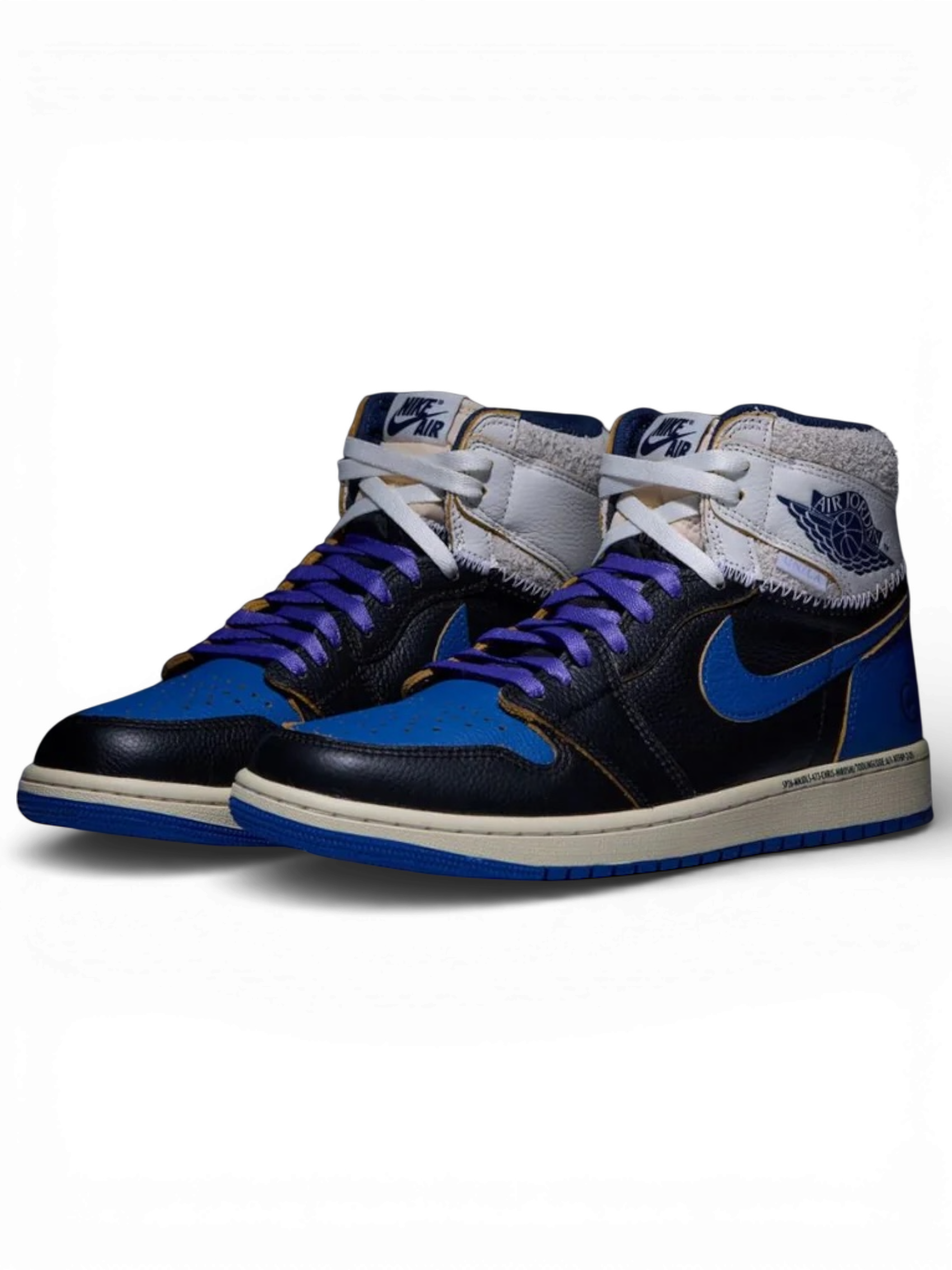 Jordan 1 Retro High OG SP Fragment X Union LA Sport Royal