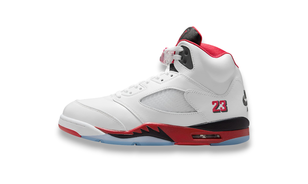 Air Jordan 5 Retro "Fire Red Black Tongue"