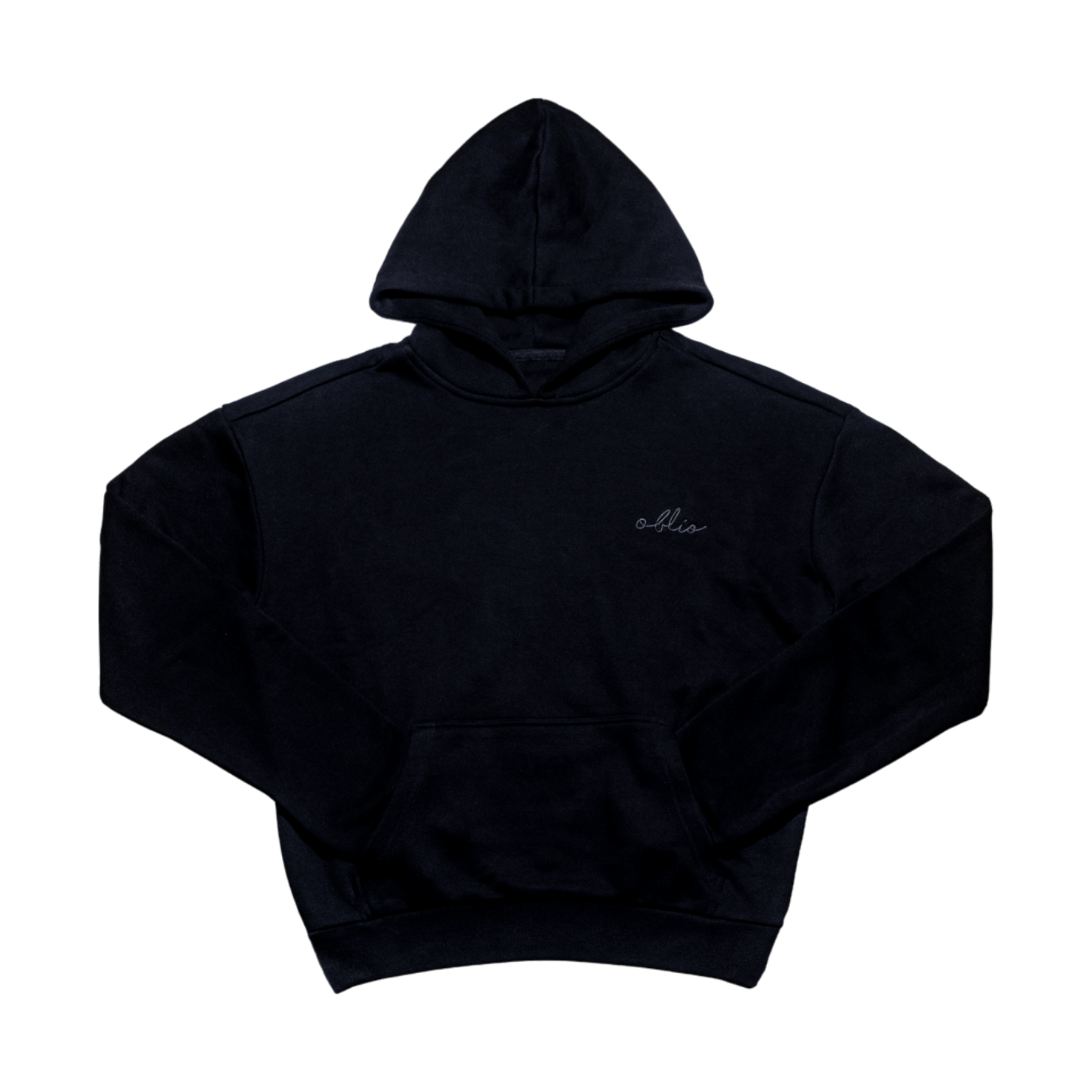 OBLIO Society Handwritten 3D Embroidery - Black