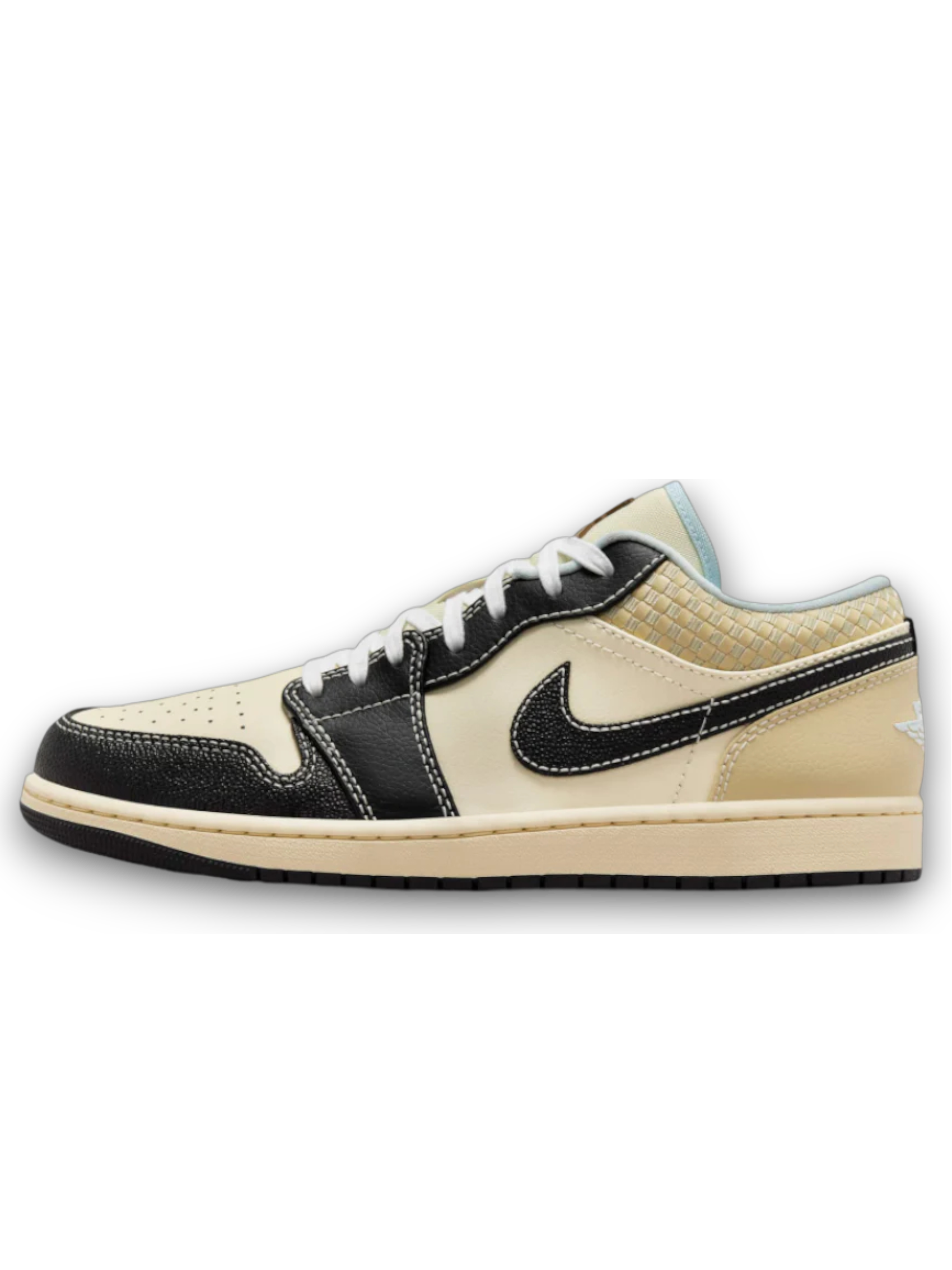 Jordan 1 Low SE Coconut Milk Black Muslin