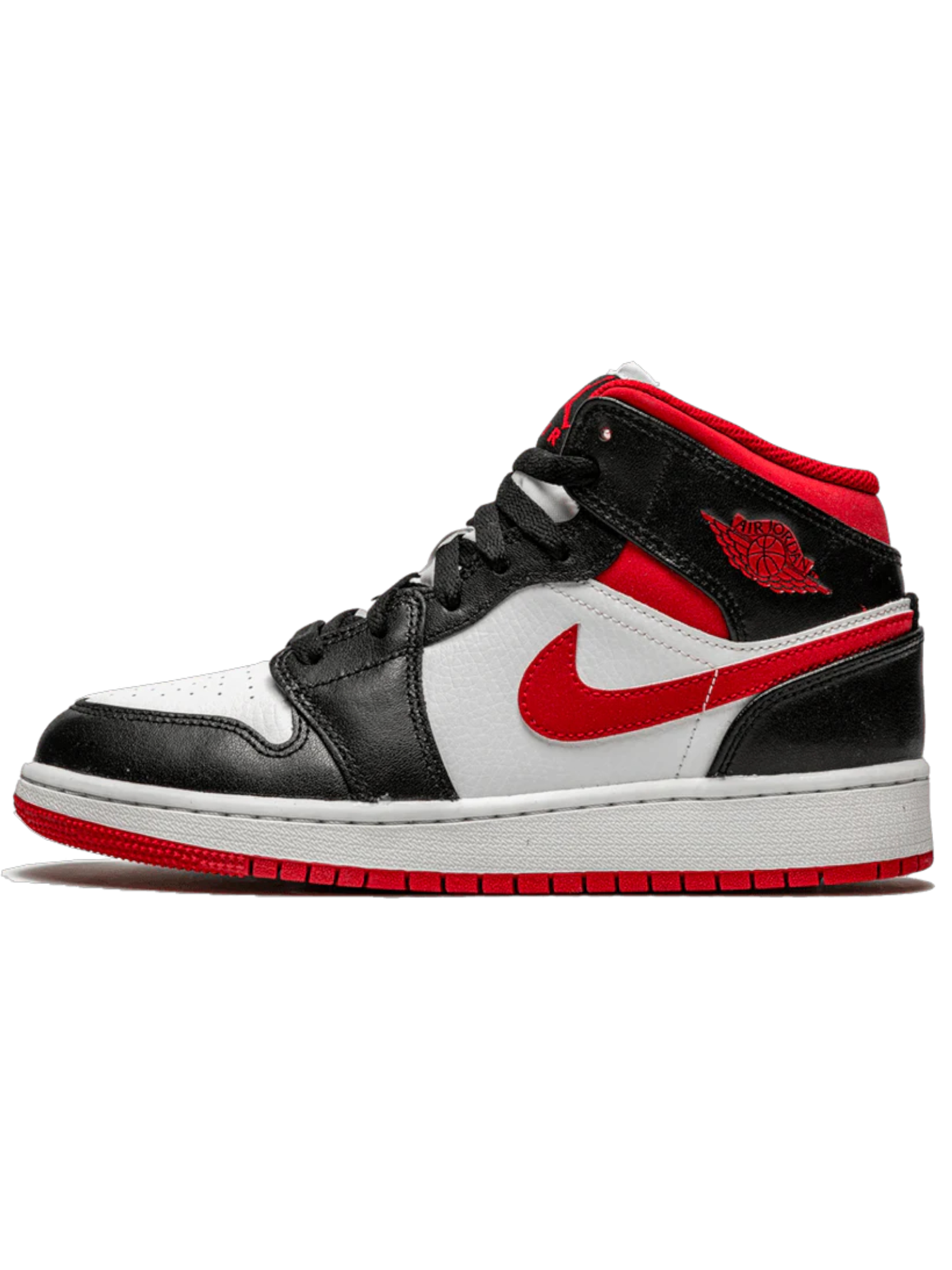Jordan 1 Mid Gym Red Black White (GS)