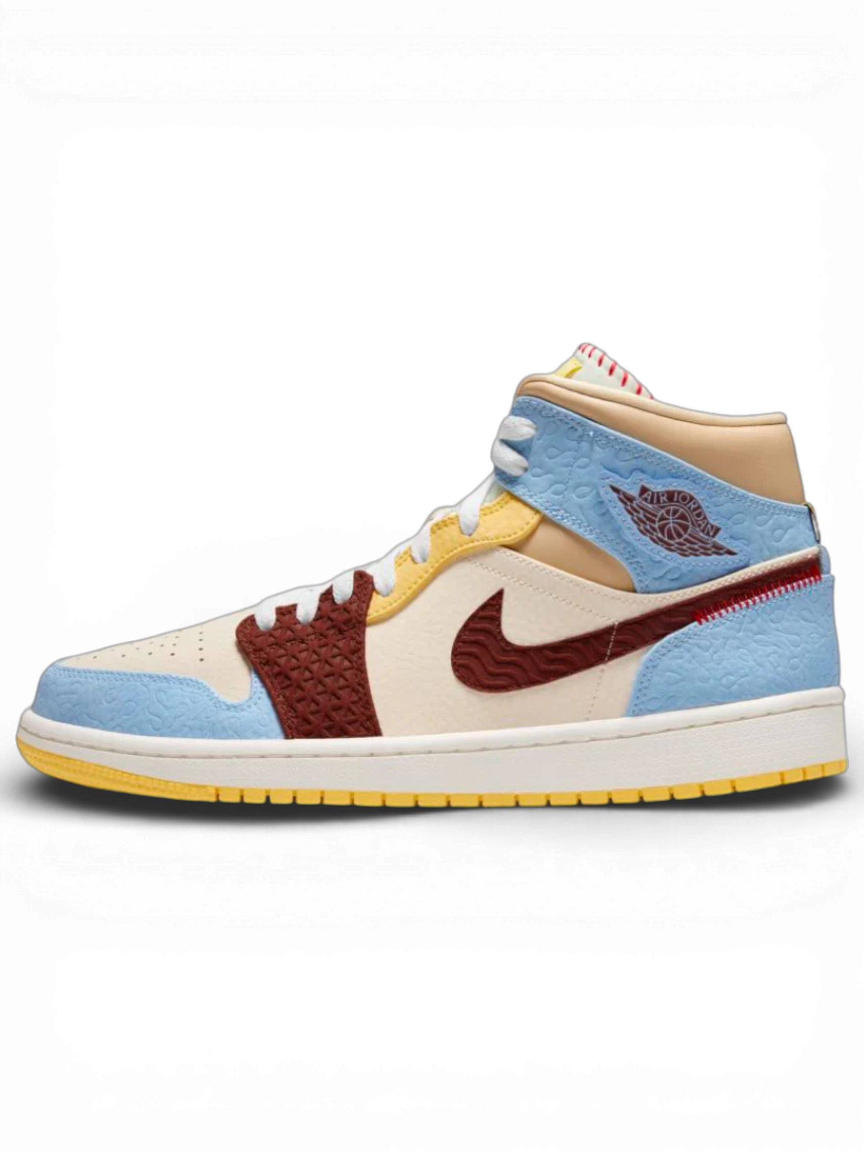 Jordan 1 Mid SE Fearless Maison Chateau Rouge