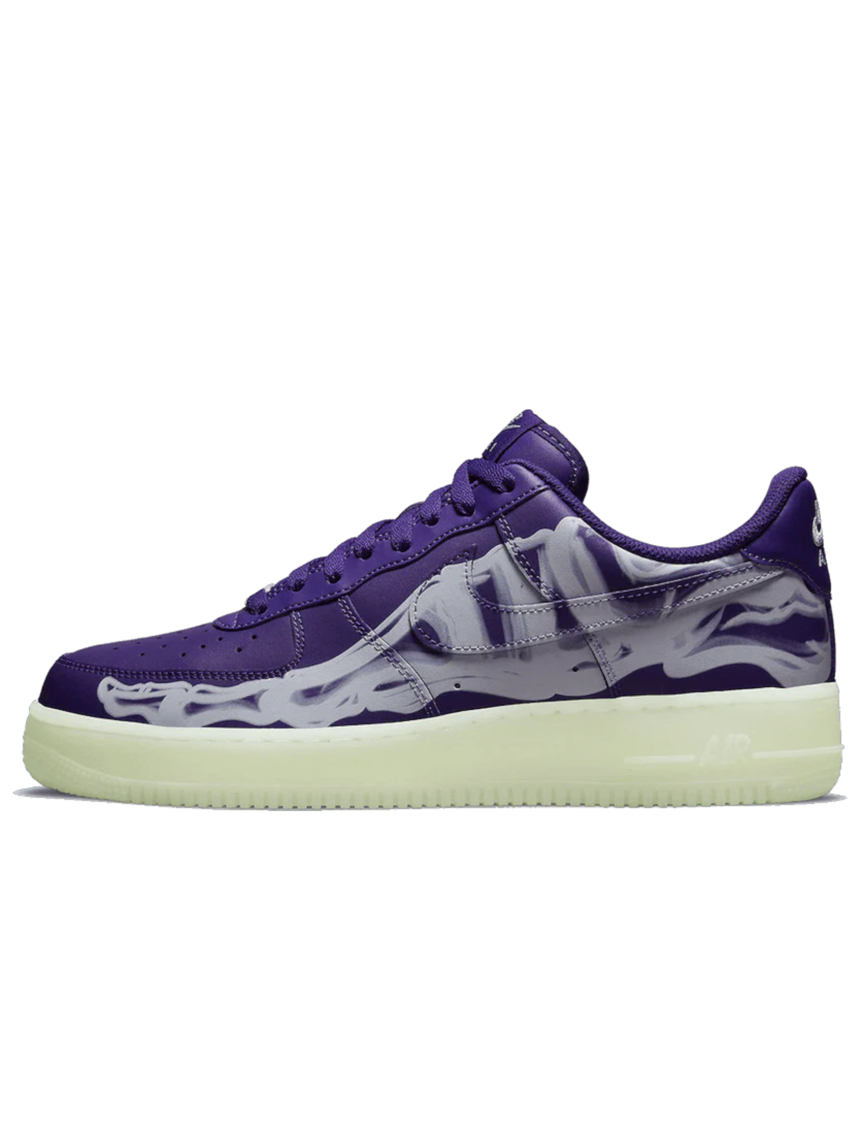 Nike Air Force 1 Low '07 QS Purple Skeleton Halloween (2021)