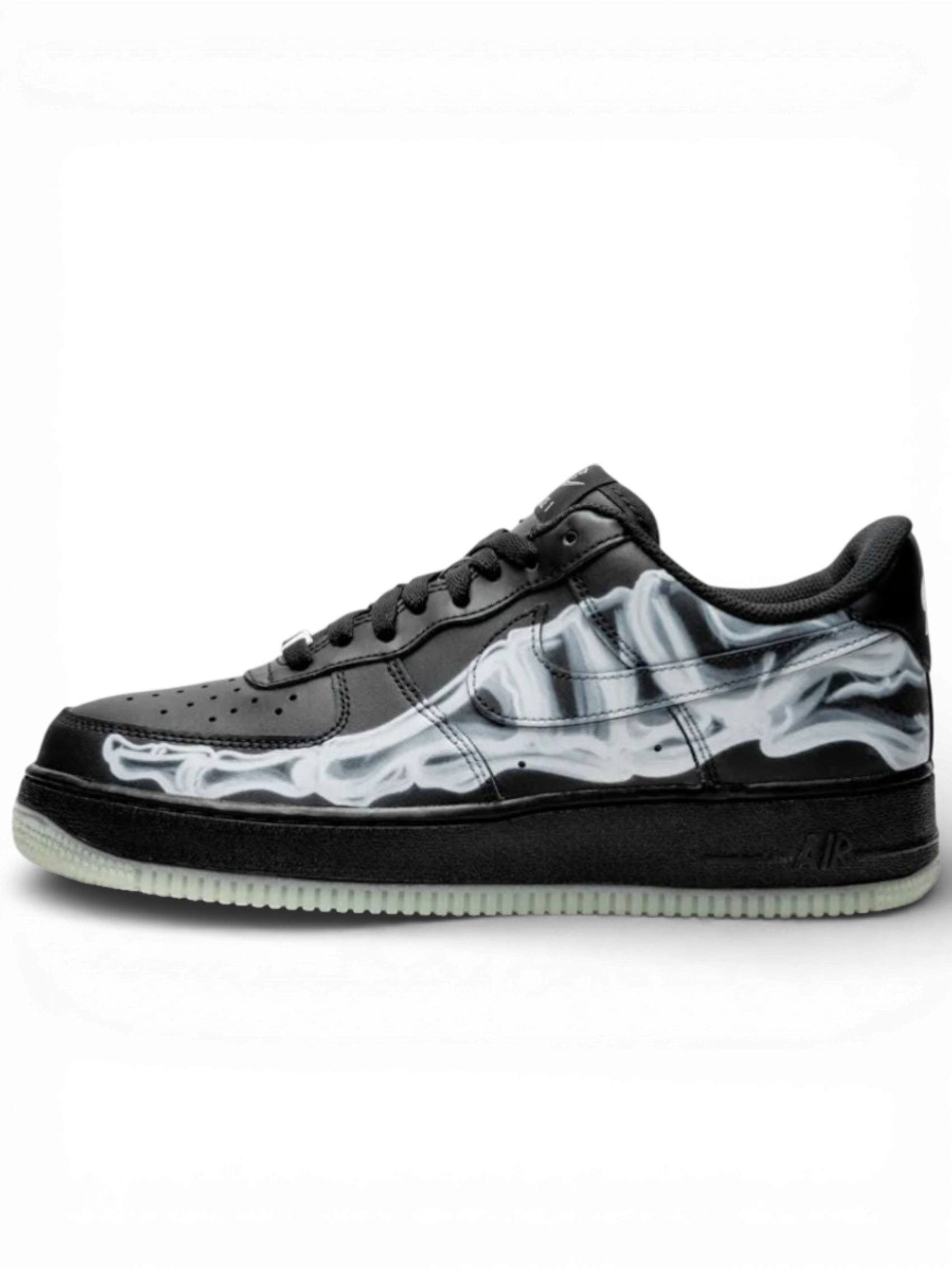 Nike Air Force 1 Low Black Skeleton Halloween (2019)