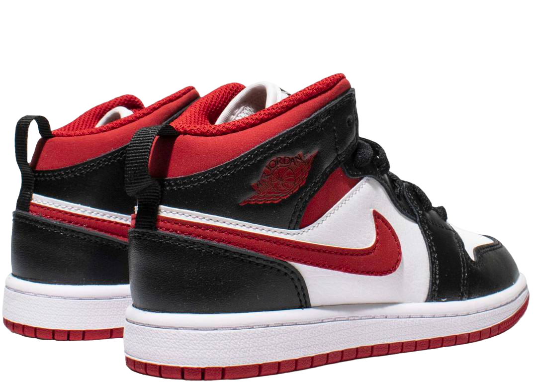 Jordan 1 Mid Gym Red Black White (PS)