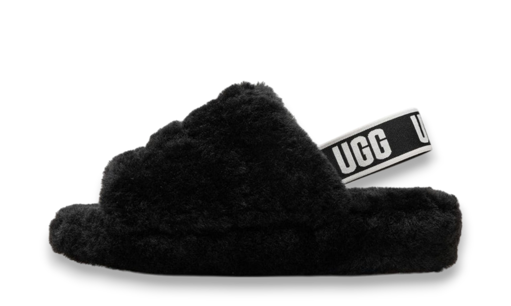 UGG Fluff Yeah Slide Black