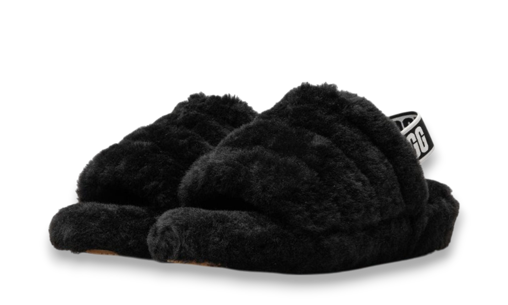 UGG Fluff Yeah Slide Black