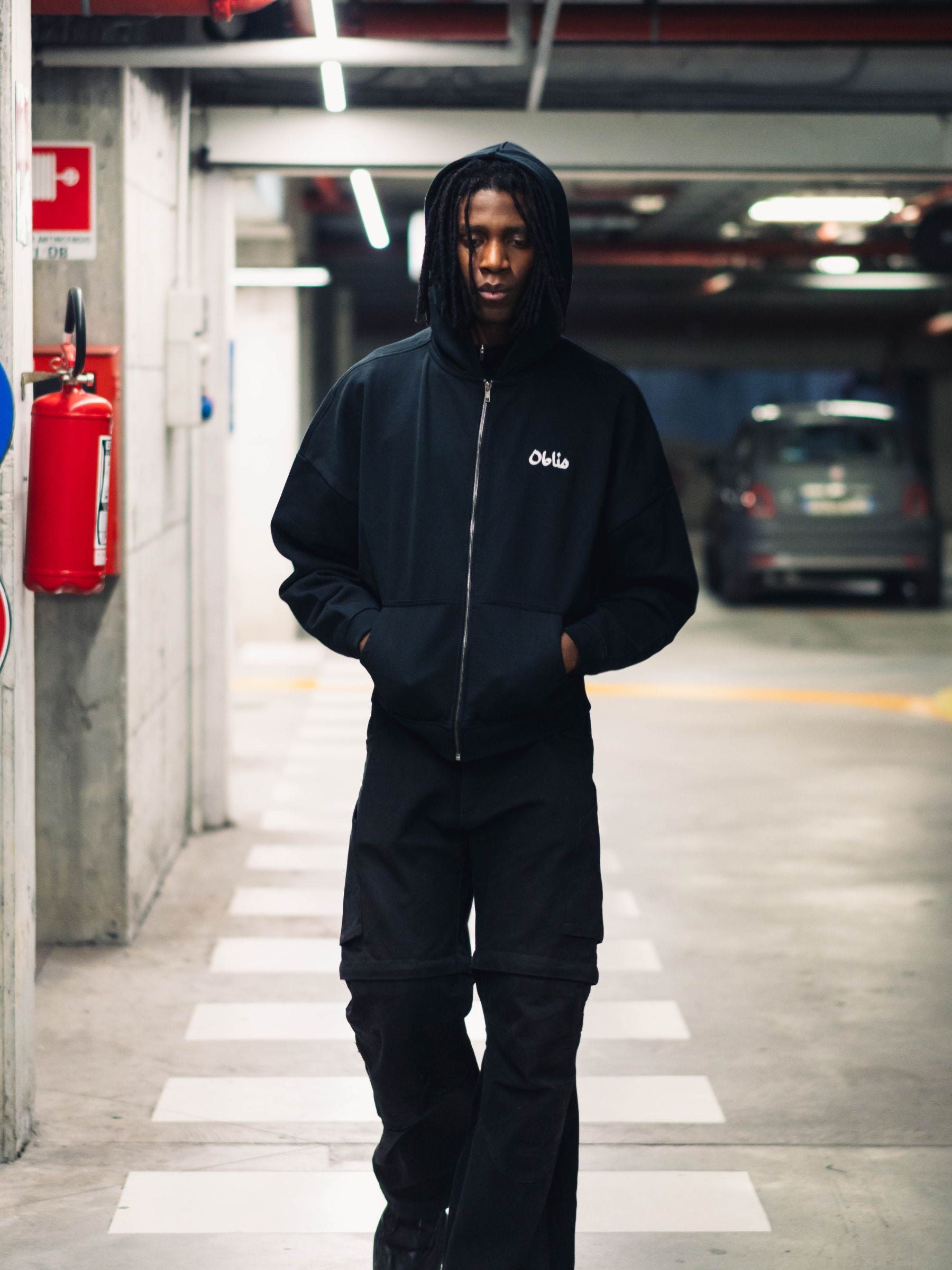 Oblio Zip Hoodie Timeless Black Glow In The Dark (Special Box)