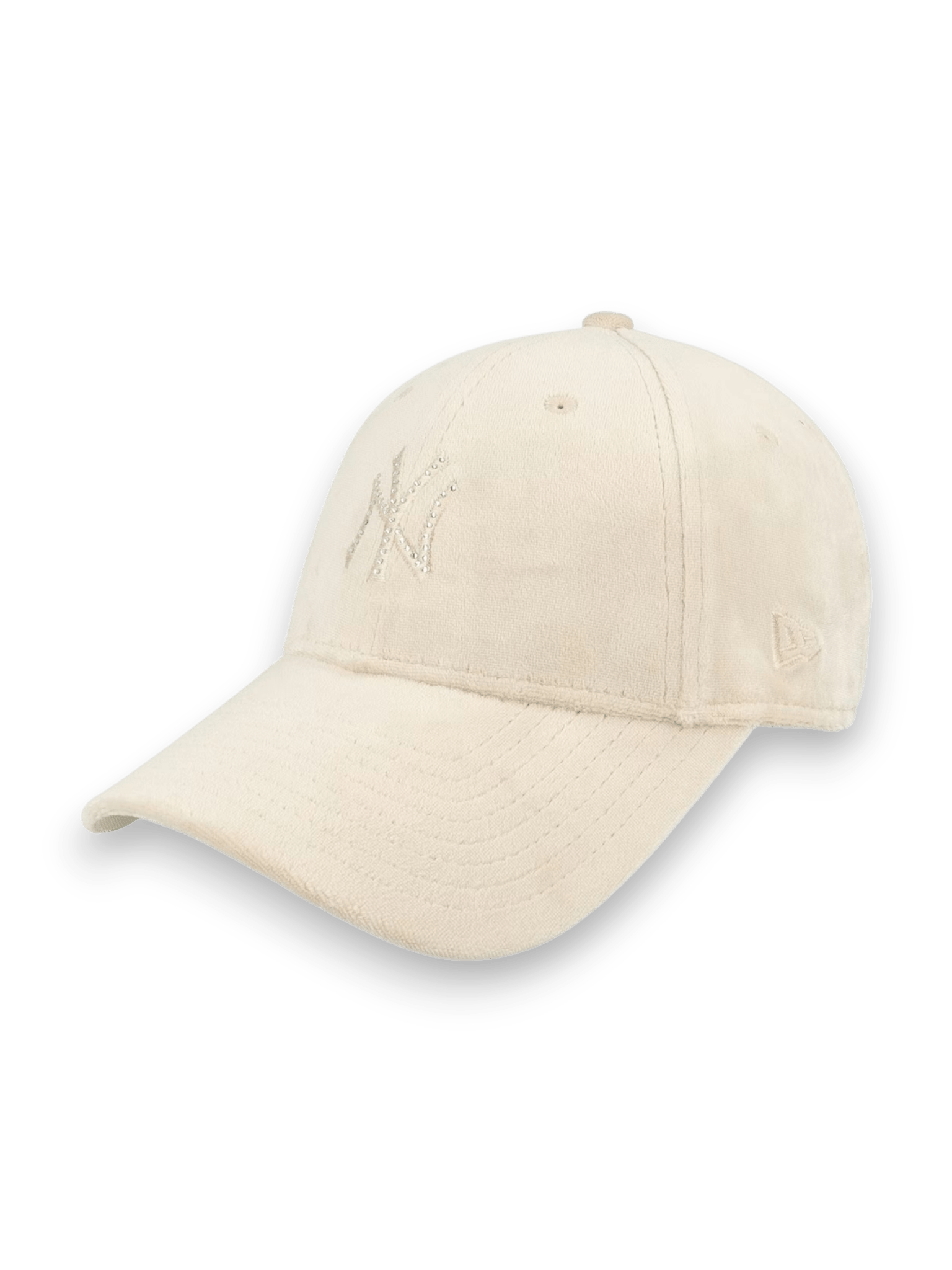 New York Yankees 9FORTY Womens Diamonds Velour Stone Adjustable