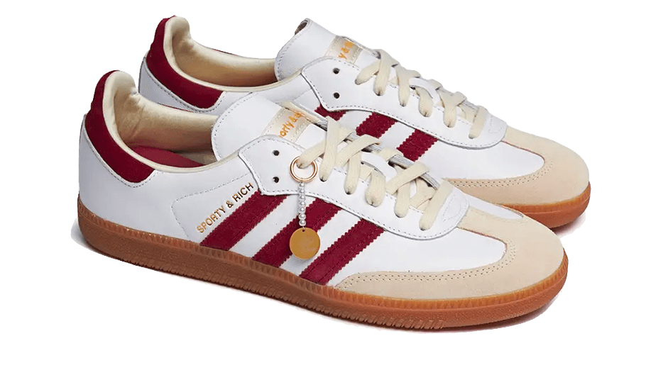 Adidas Samba Sporty & Rich White Core Burgundy
