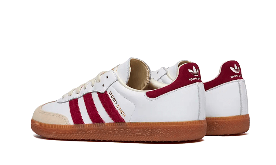 Adidas Samba Sporty & Rich White Core Burgundy