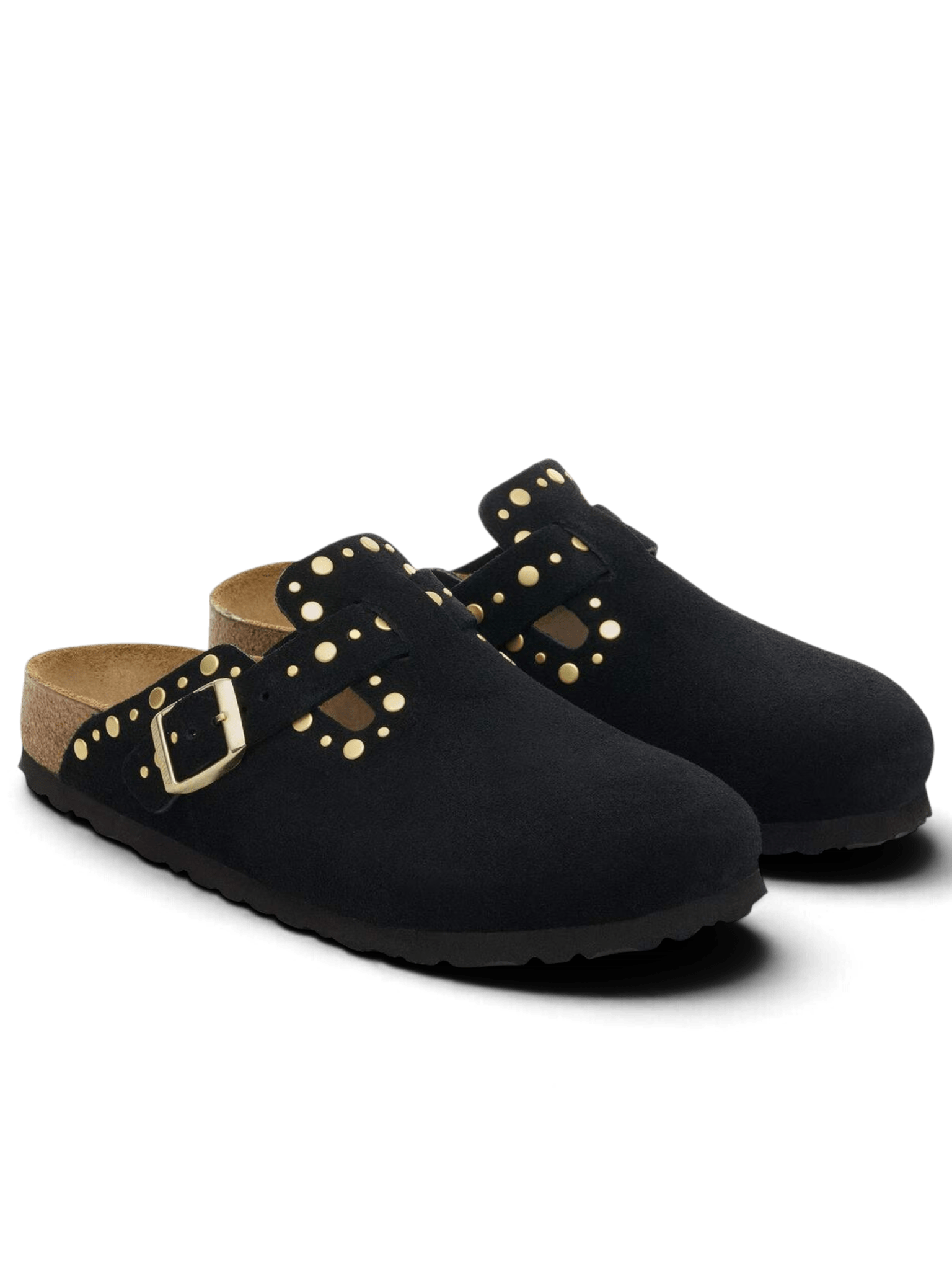 Birkenstock Boston Rivets Black