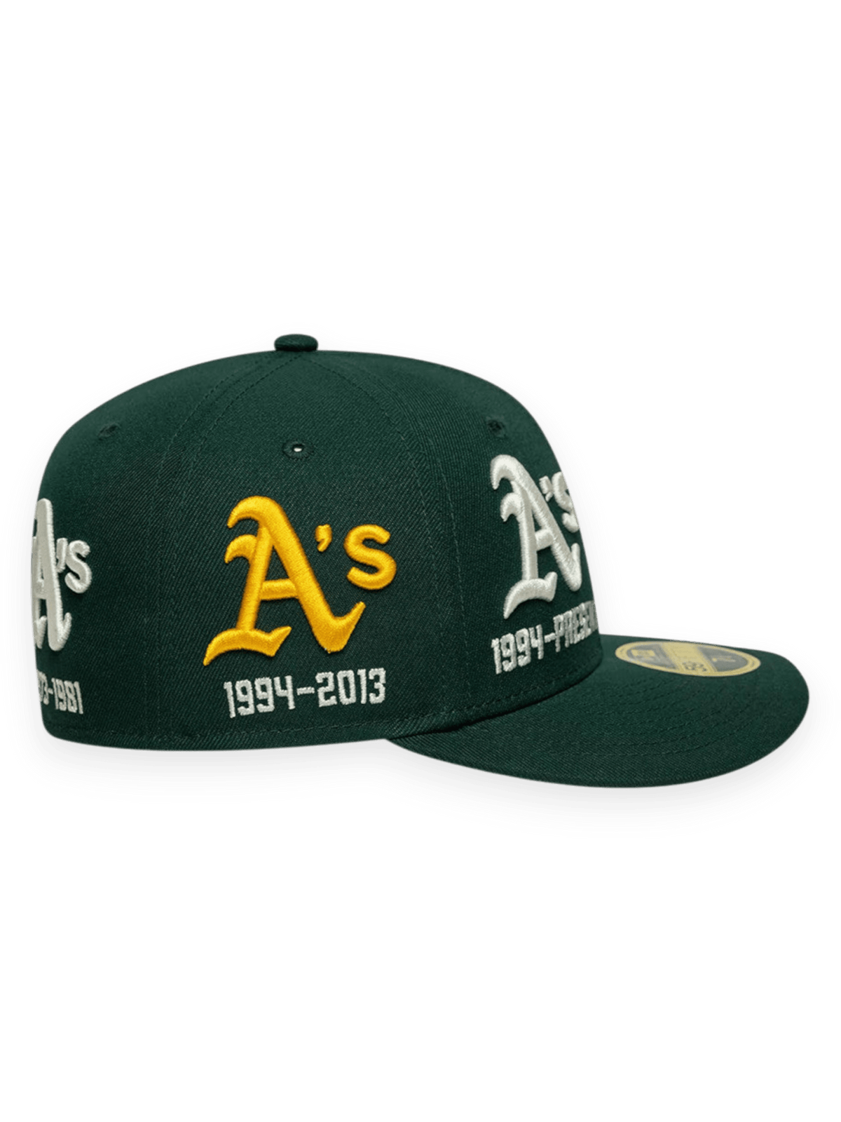 New Era Cap 59FIFTY Fitted Low Profile Athletics MLB Historic Dark Green