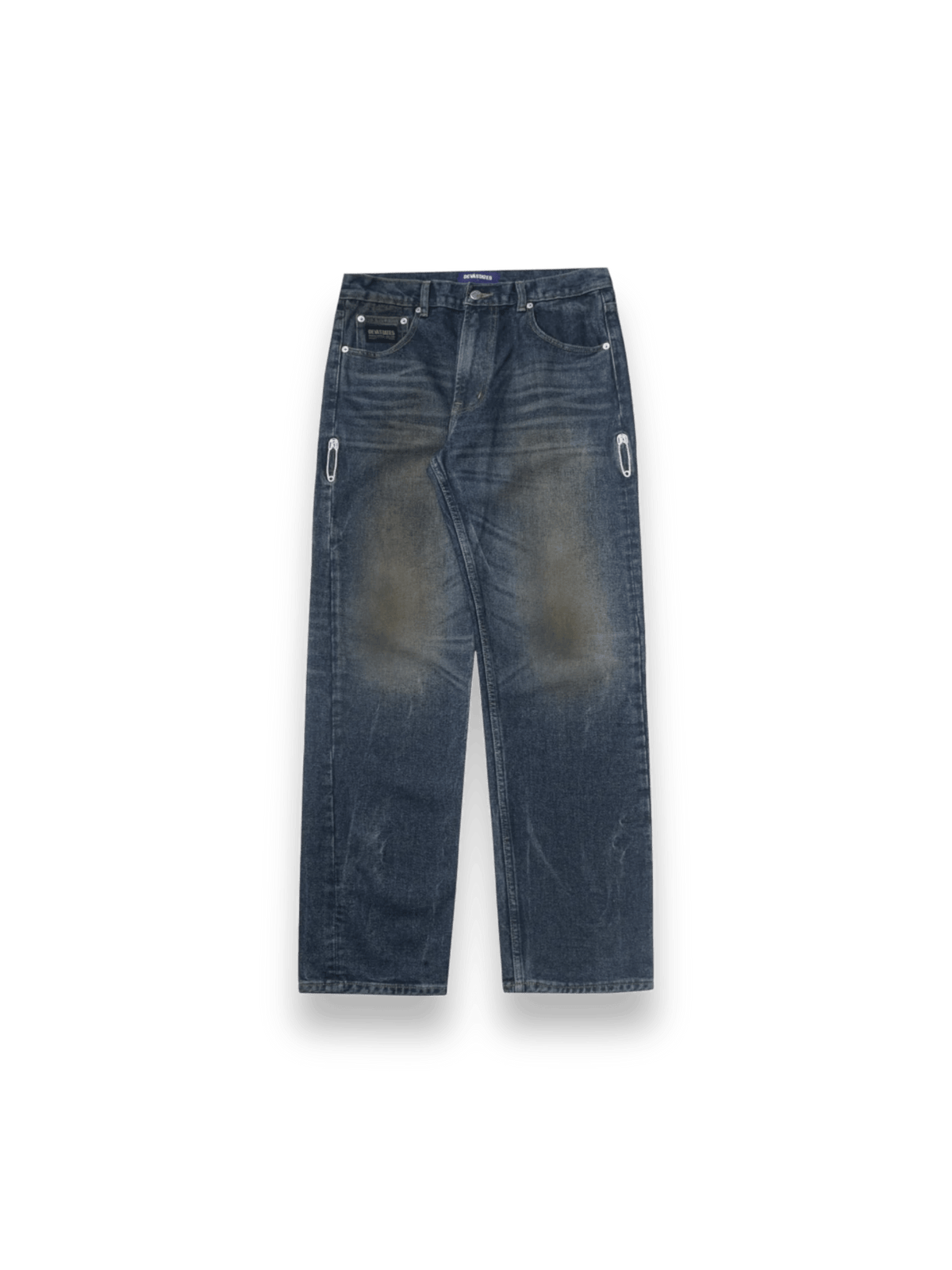 DEVÁ STATES Denim Pants GRIT Washed Blue