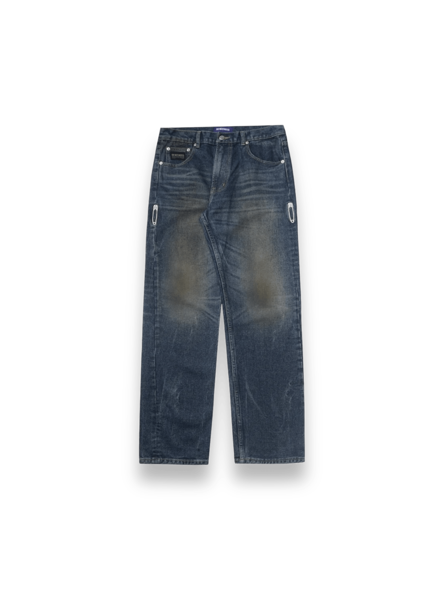 DEVÁ STATES Denim Pants GRIT Washed Blue