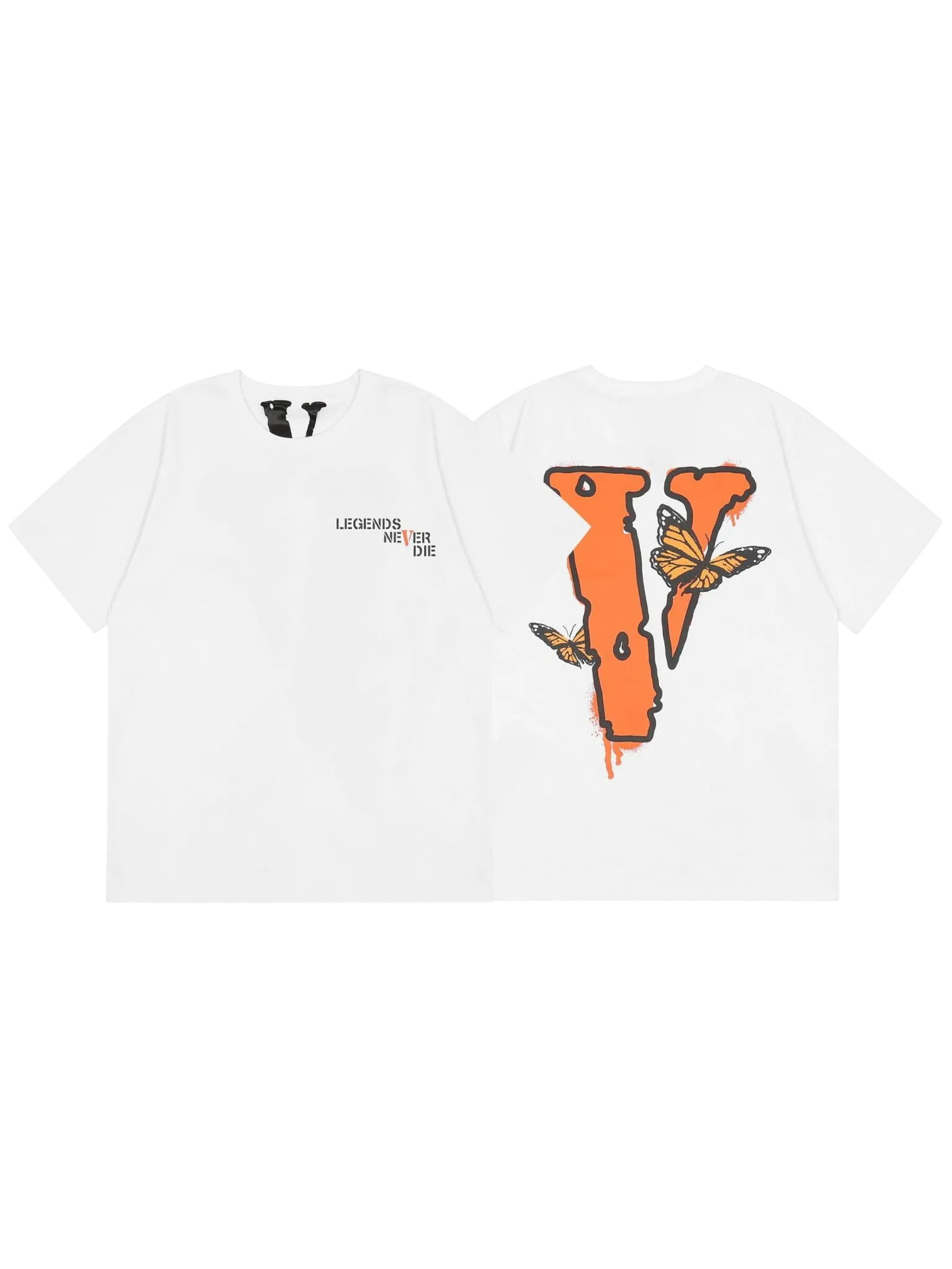 Juice Wrld x Vlone Butterfly T-Shirt White
