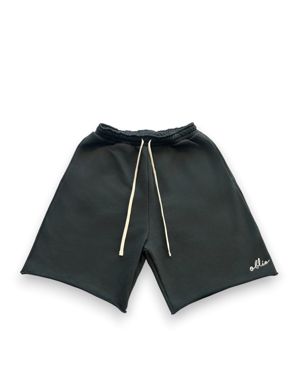 Oblio Shorts Black Stone Washed Heavy