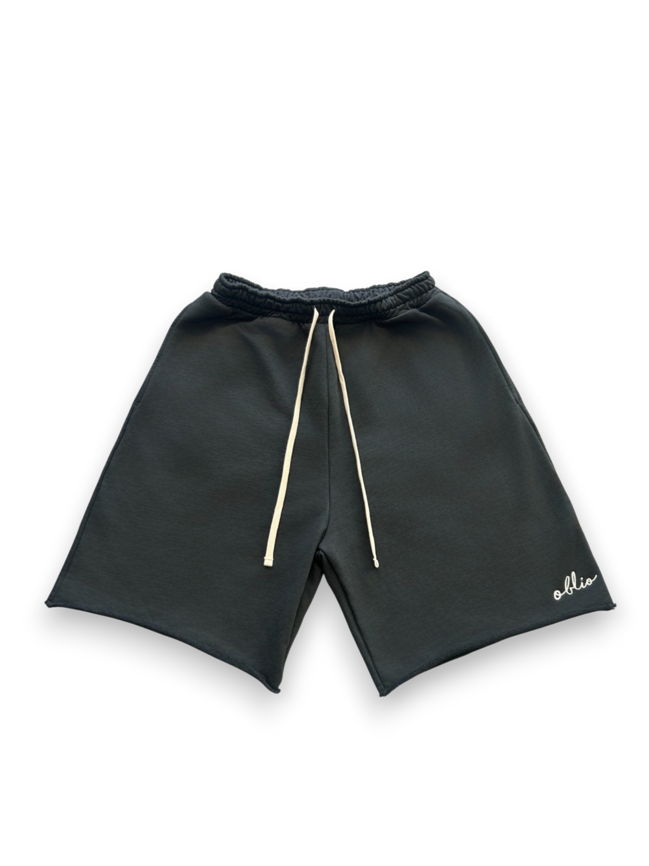 Oblio Shorts Black Stone Washed Heavy