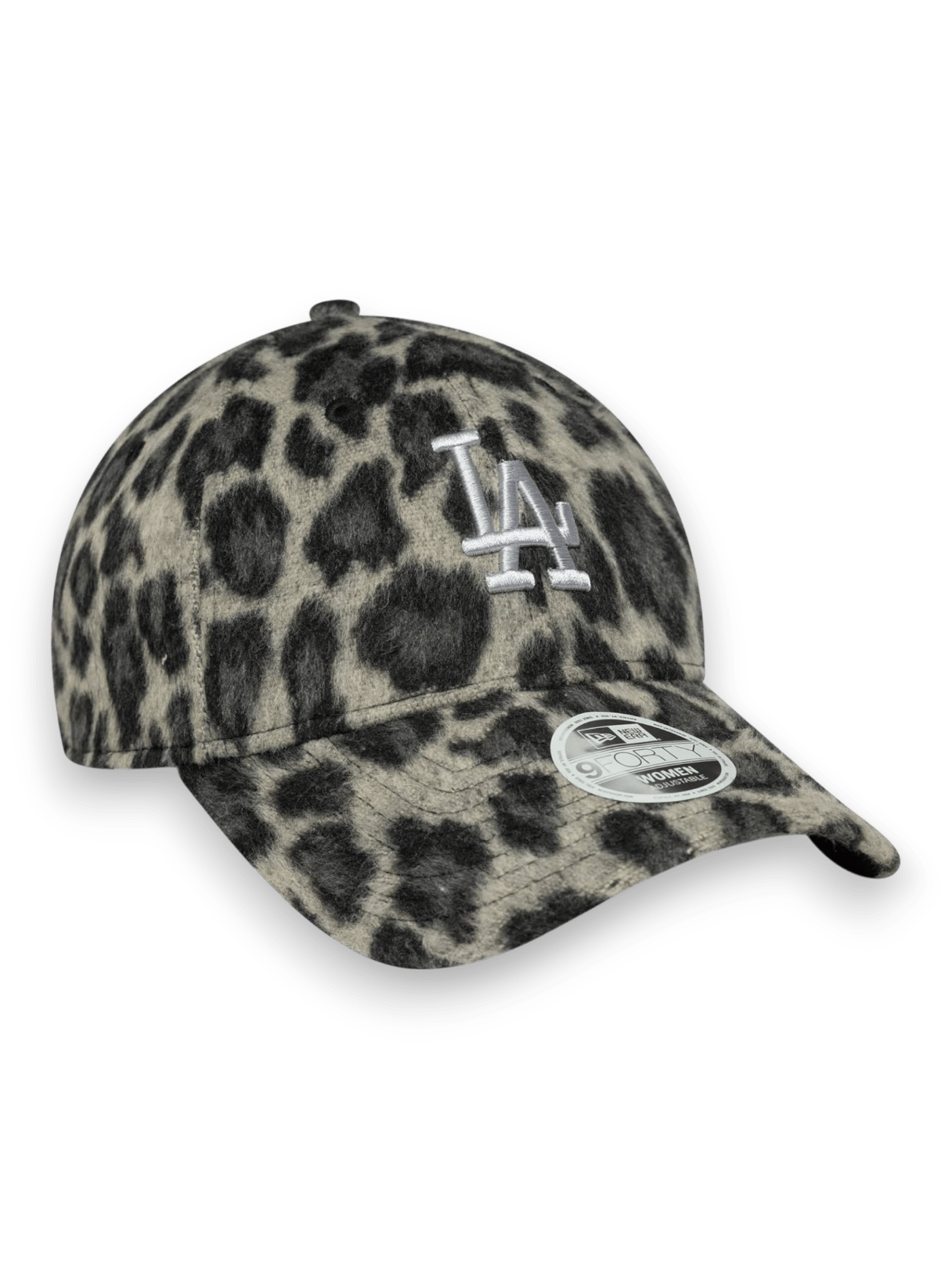 New Era 9FORTY LA Dodgers MLB Cosy Animal Grey Leopard