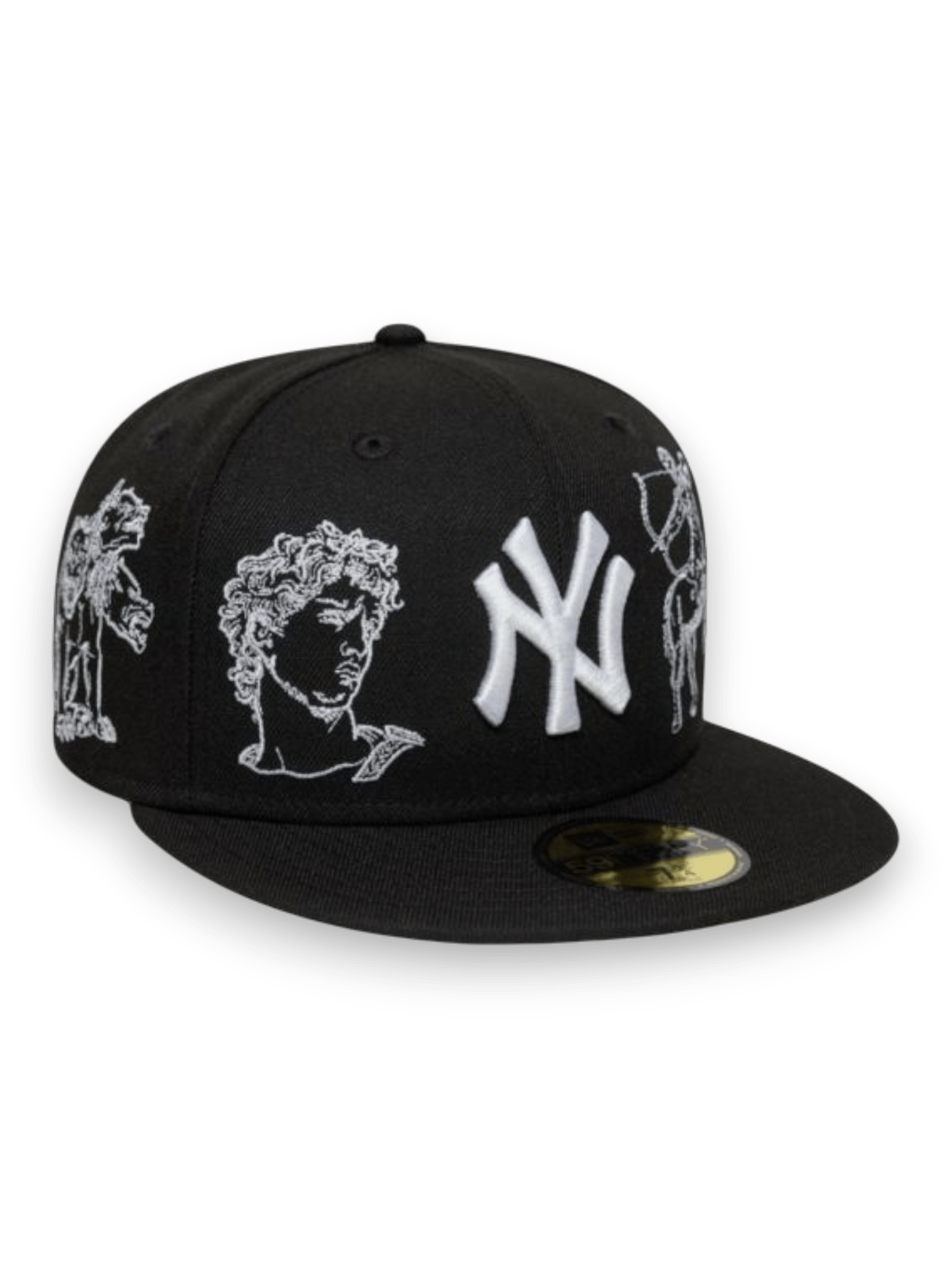 New Era MLB Mythical 59Fifty New York Yankees Black - Cappellino con Visiera Nero