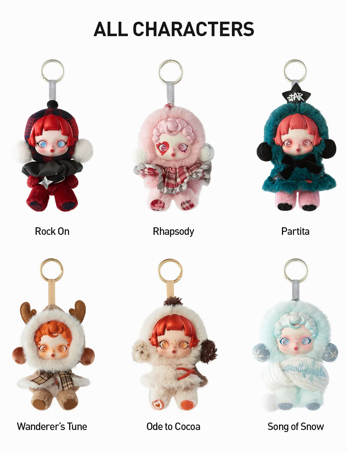 Pop Mart SKULLPANDA Winter Symphony Series Single Blind Box