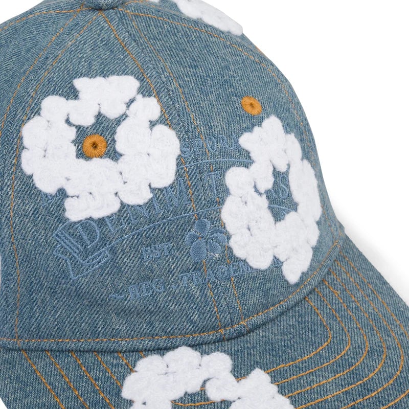Denim Tears - Denim Cotton Wreath Cap Light Wash