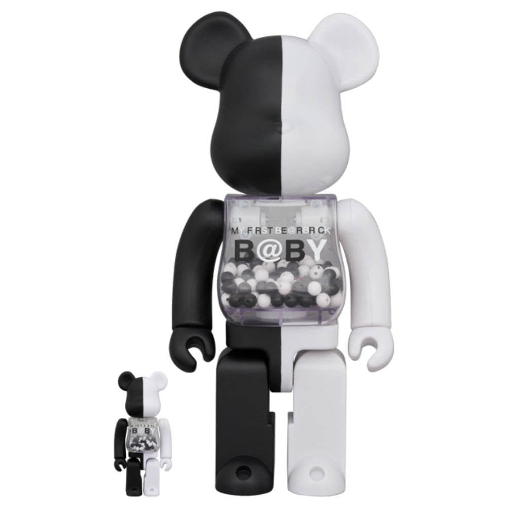 Bearbrick my first Bearbrick baby black & White