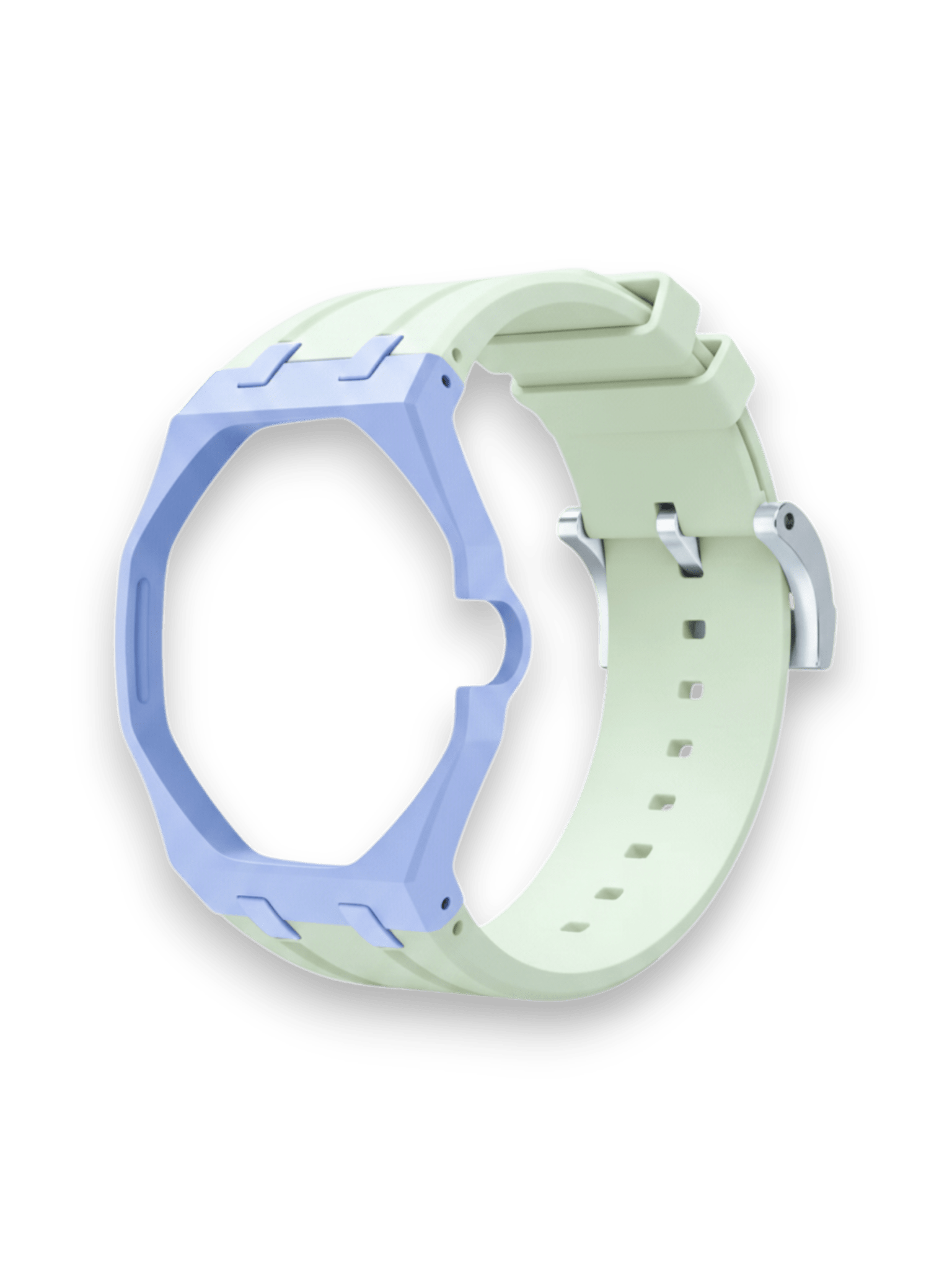 Ap Swatch Royal Pop Bioceramic And Silicone Strap Sky/Green