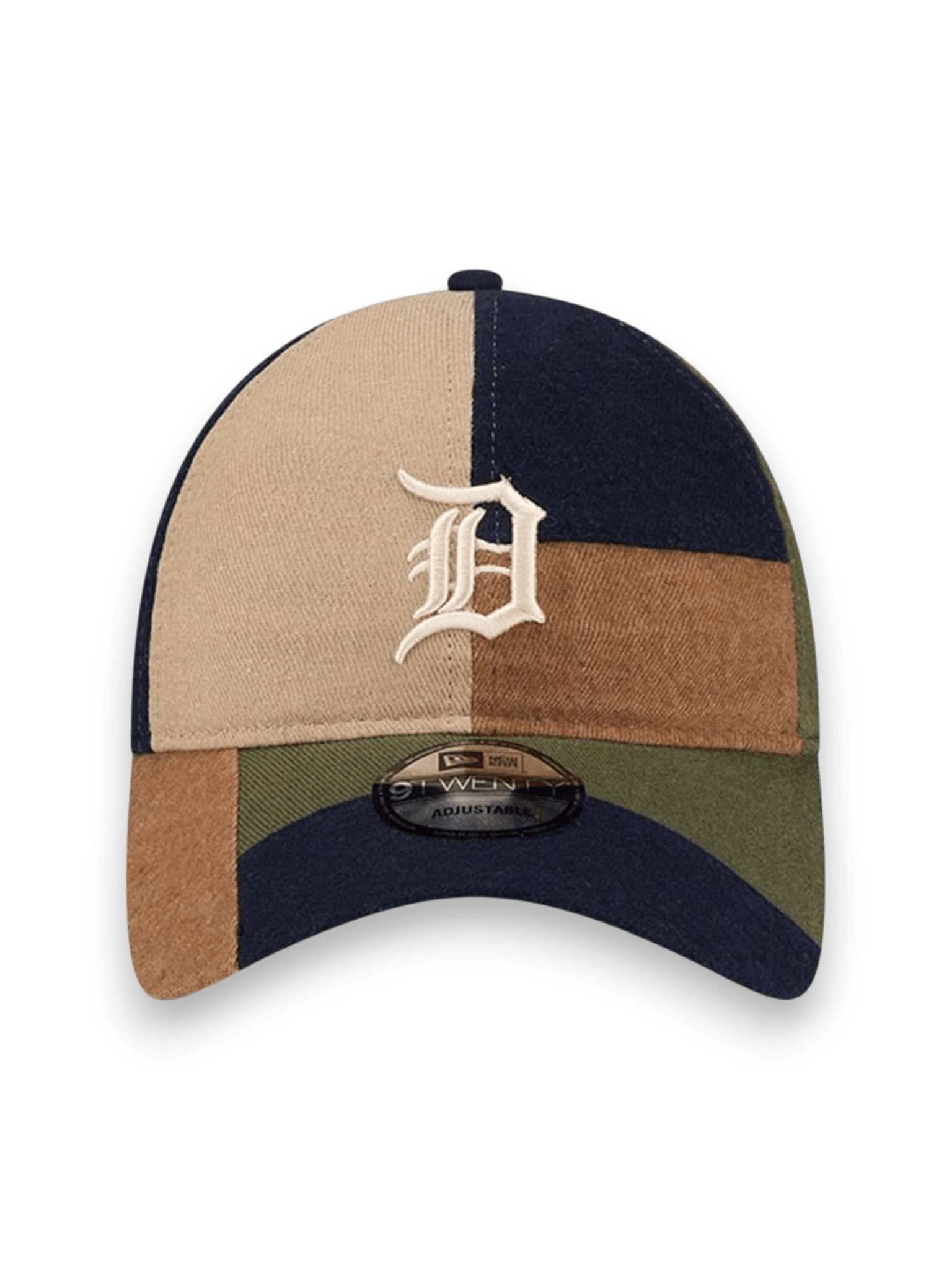 New Era 9TWENTY Detroit Tigers MLB Patchwork Marrone