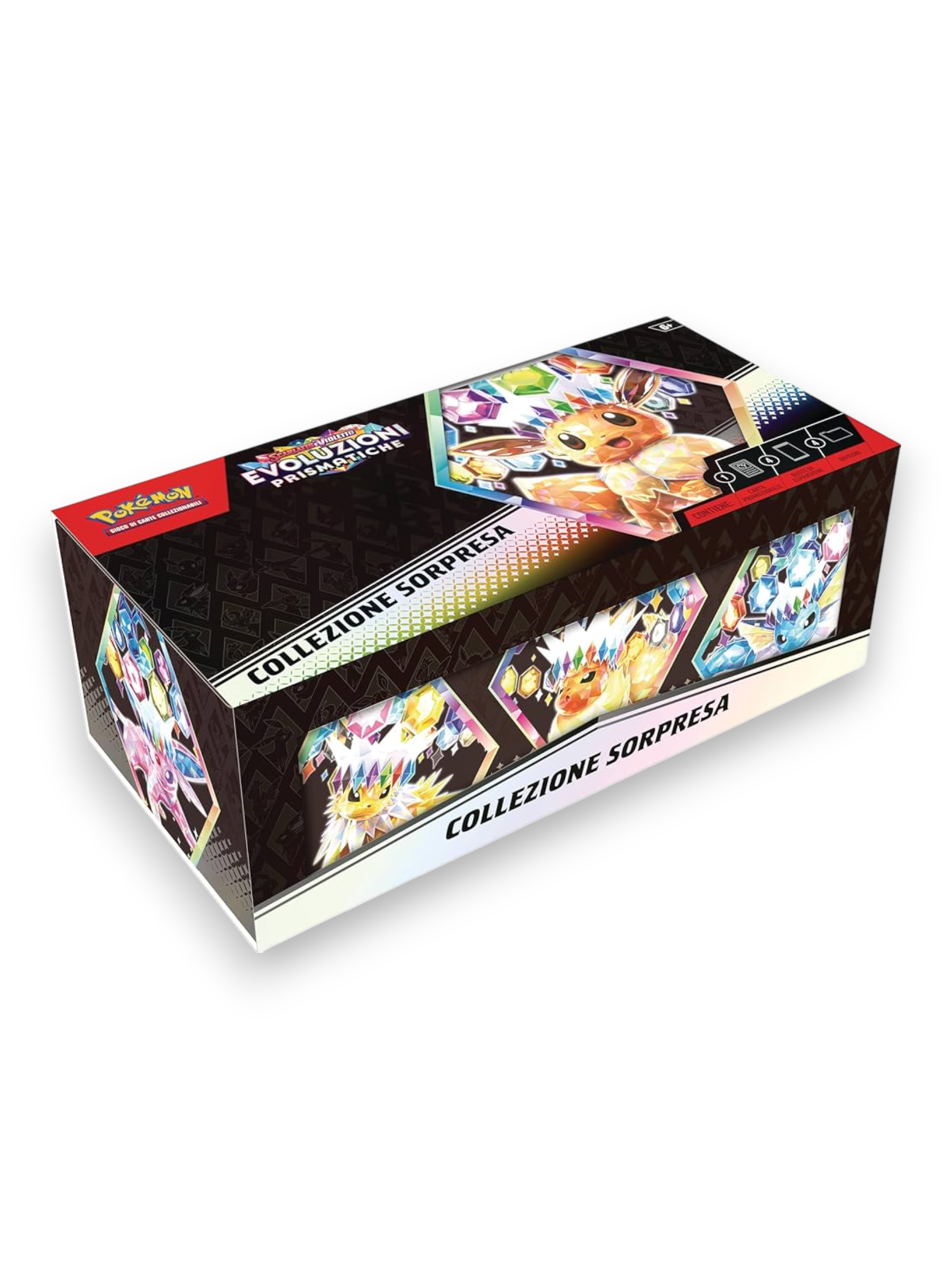 Pokémon Scarlatto e Violetto Evoluzioni Prismatiche Collezione con Sorpresa