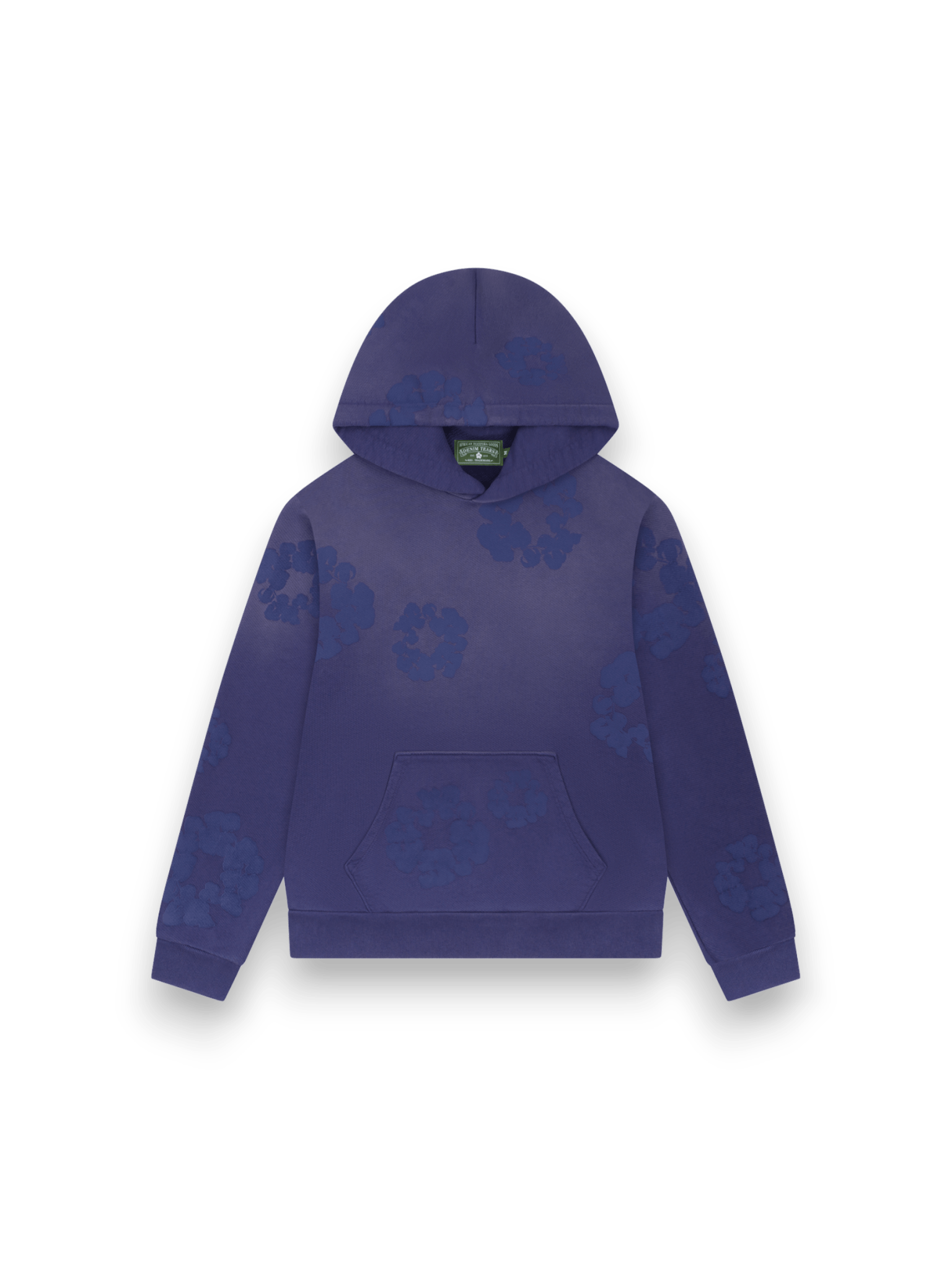 Denim Tears Mono Cotton Wreath Hoodie Washed Blue