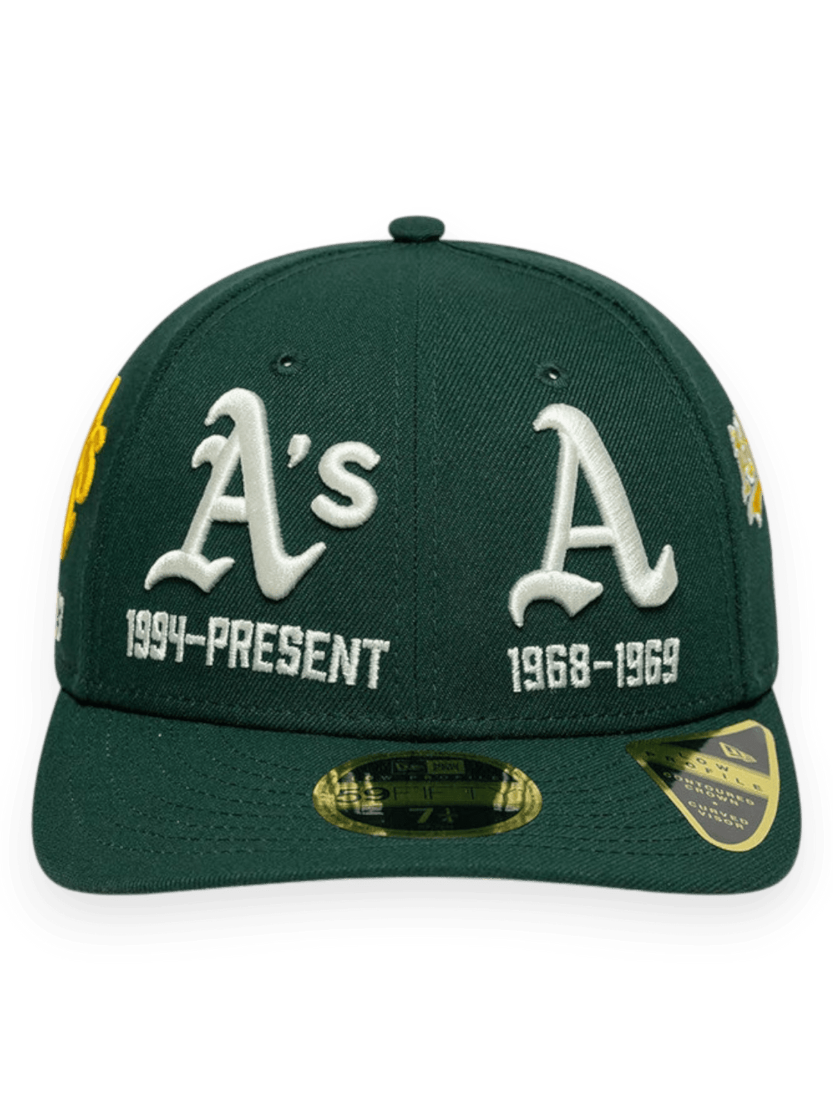 New Era Cap 59FIFTY Fitted Low Profile Athletics MLB Historic Dark Green