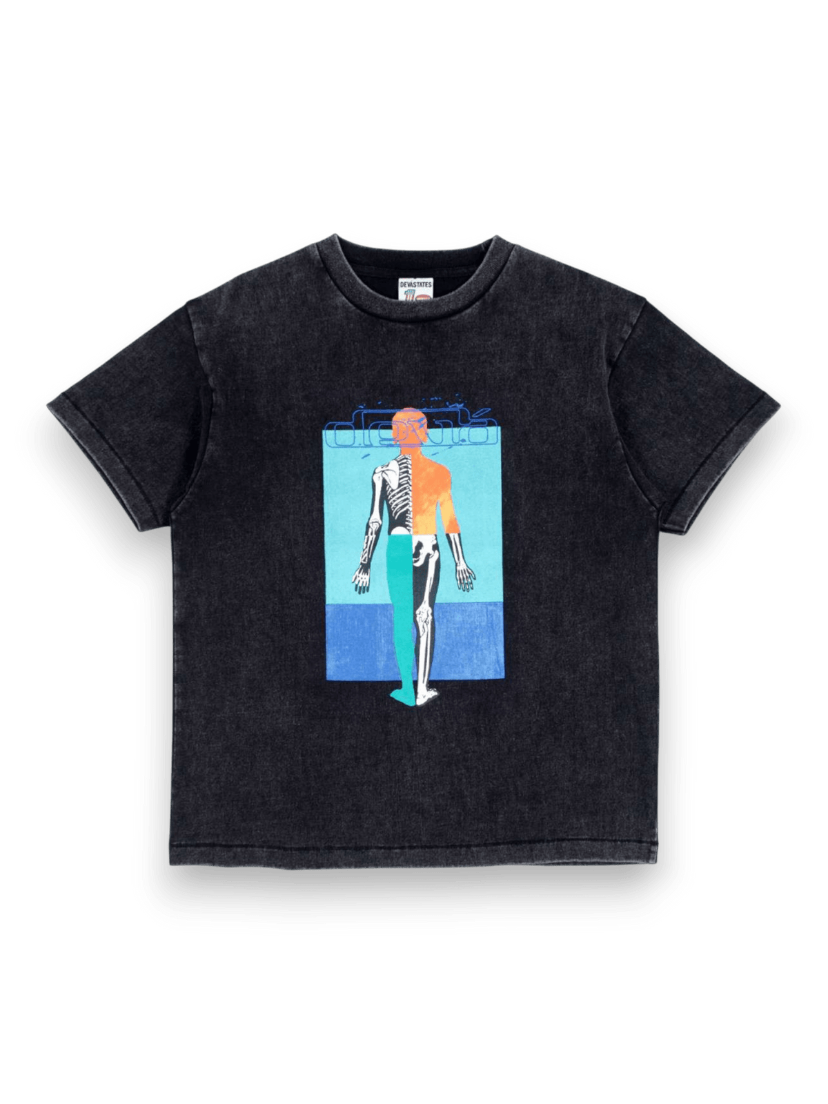 DEVÁ STATES Stigma GFX T-Shirt Washed Black