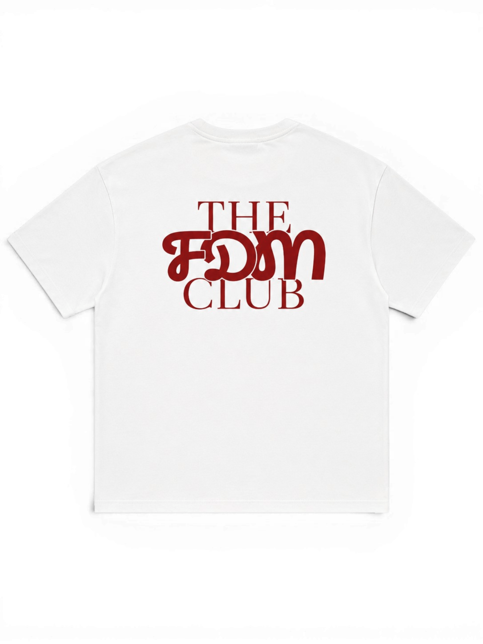 Oblio T-shirt The FDM Club White/Red