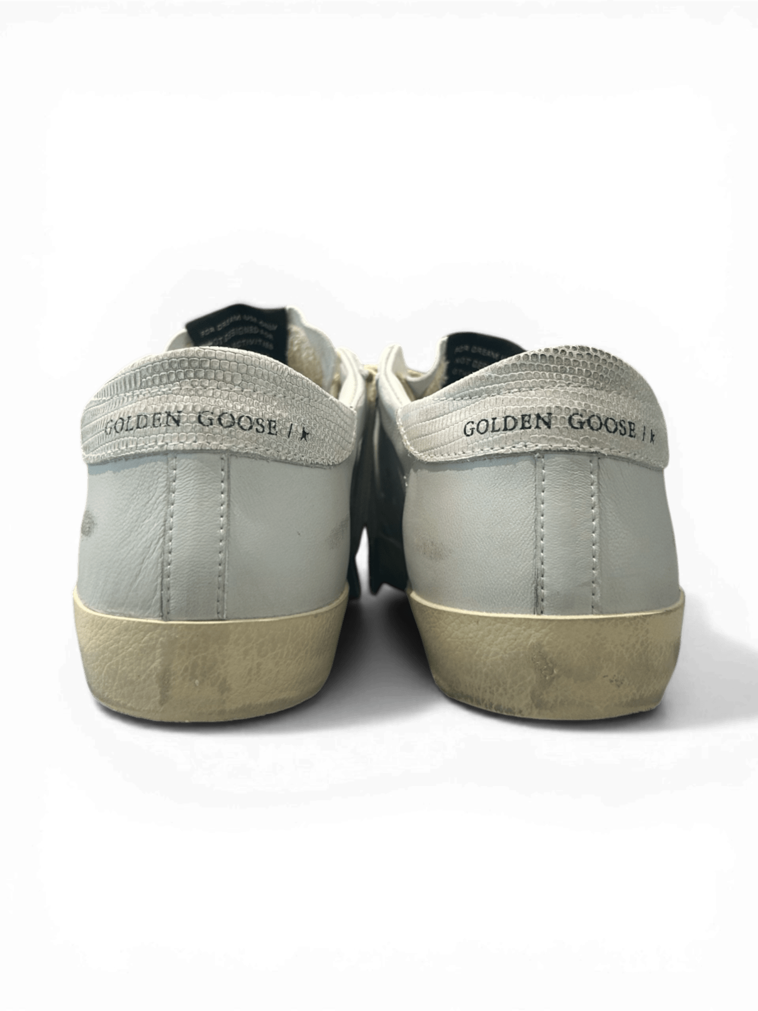 Golden Goose Super-Star Leather Gray Dawn And Laminated Star