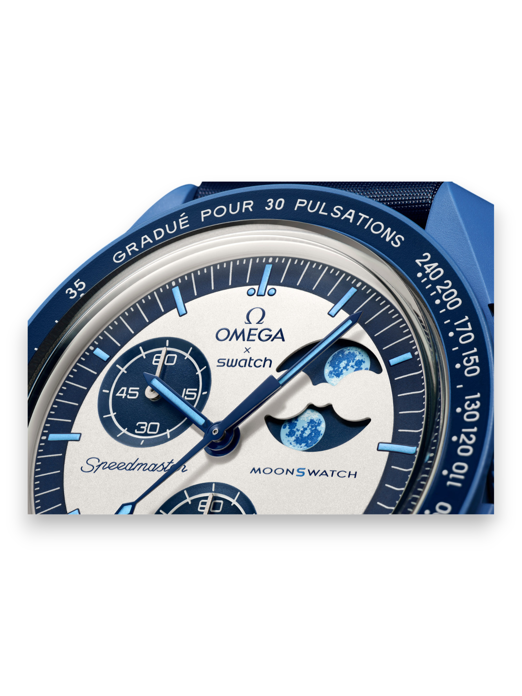 Omega x Swatch Mission to the super blue moonphase