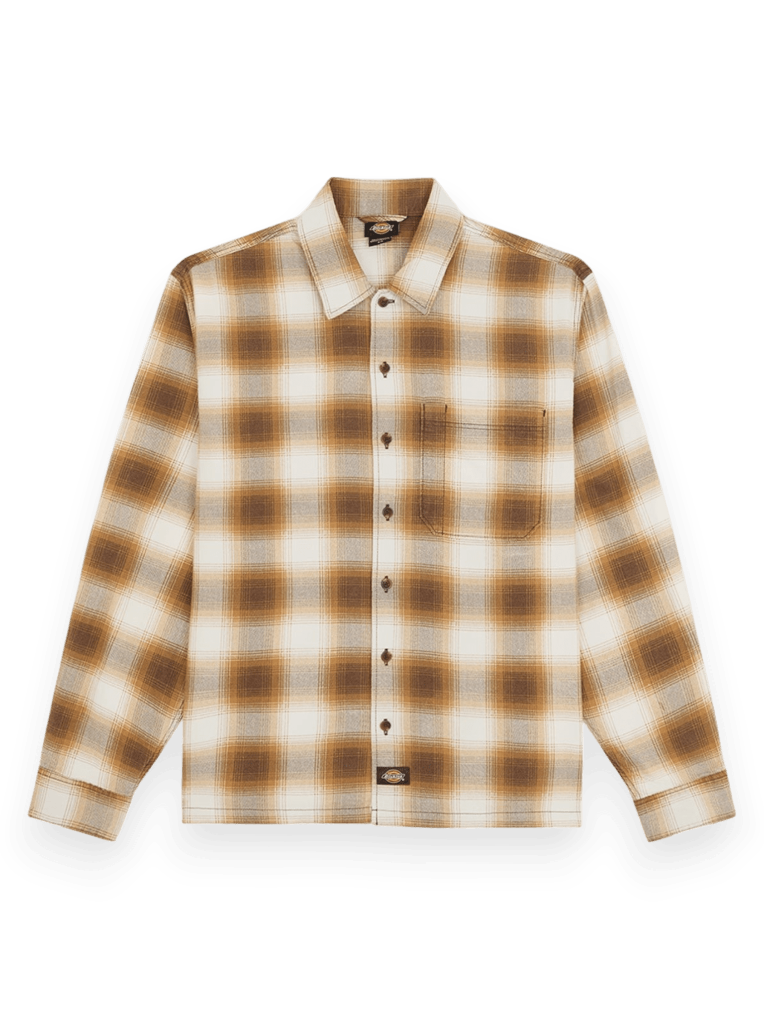 Dickies Gulfport Flannel Shirt Brown