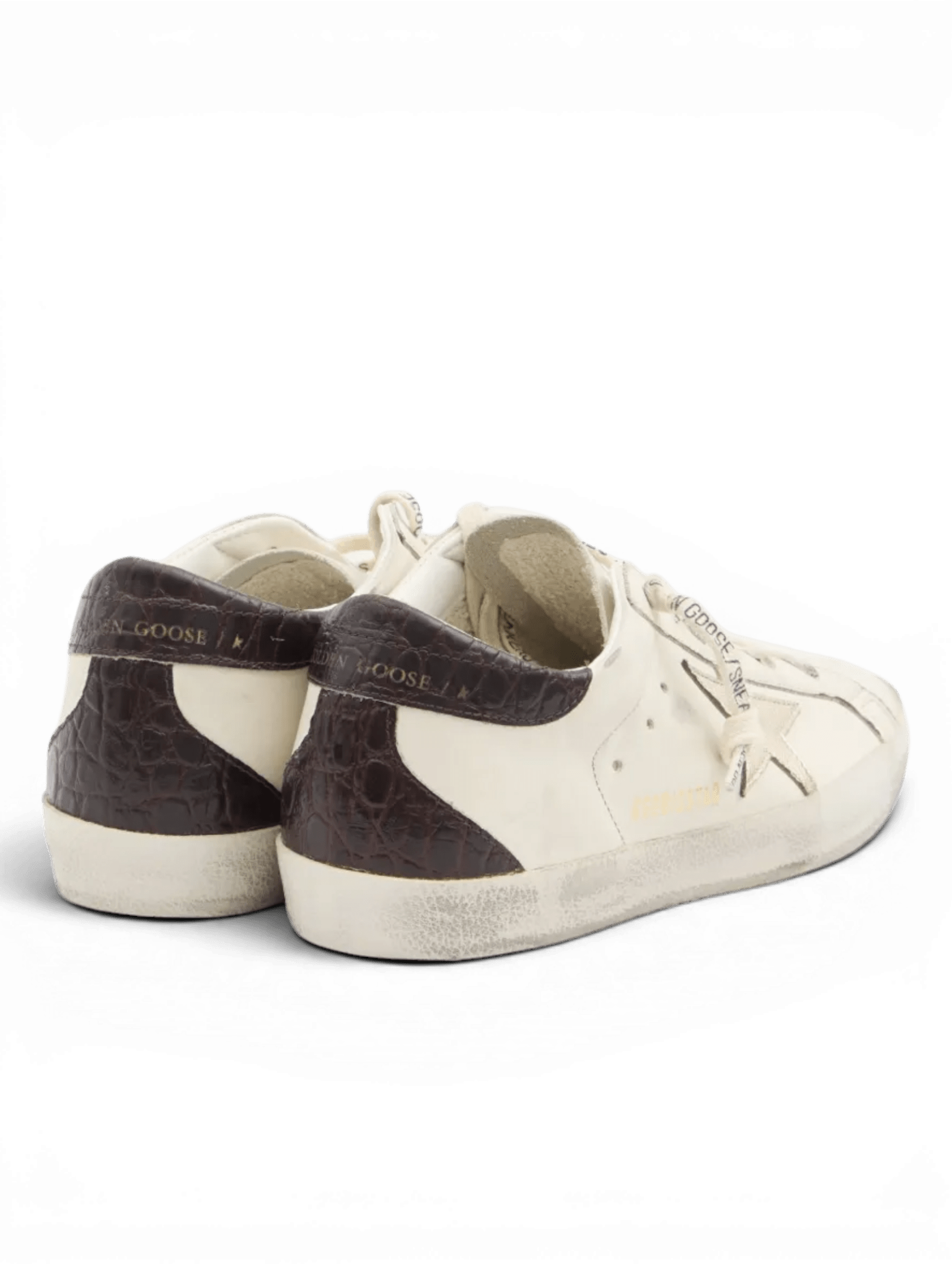 Golden Goose Sneakers Super-Star con effetto coccodrillo