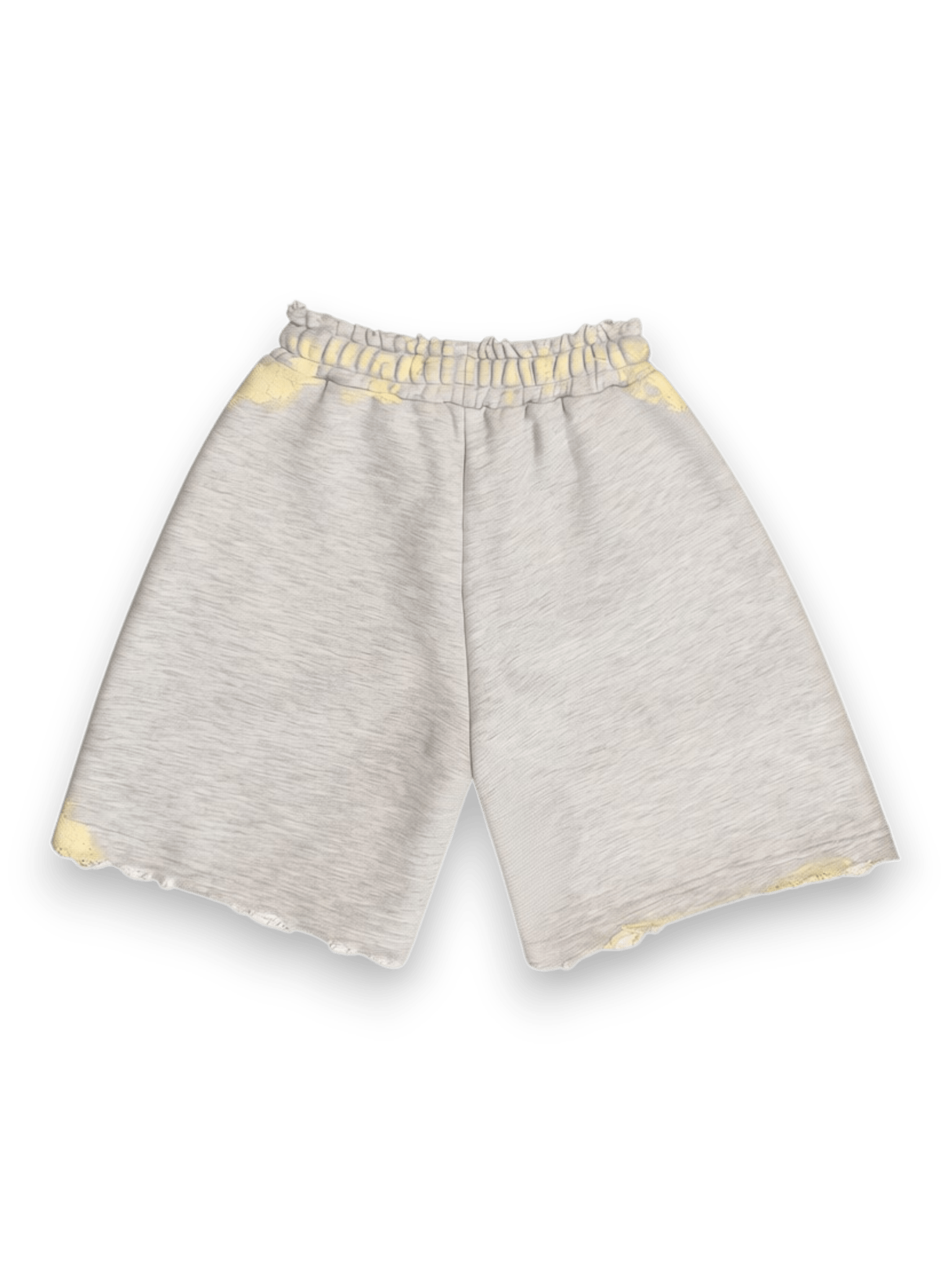 STAY HUMAN ON EARTH DIRTY DESTROYED HEATER GREY SHORTS