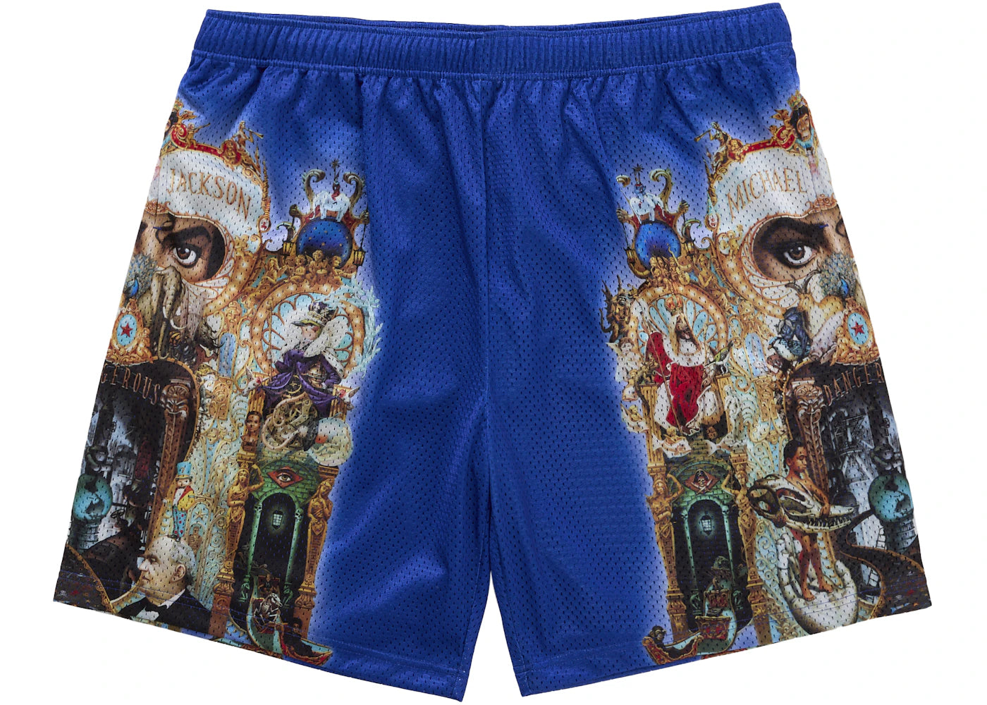 Supreme Michael Jackson Dangerous Mesh Short Royal