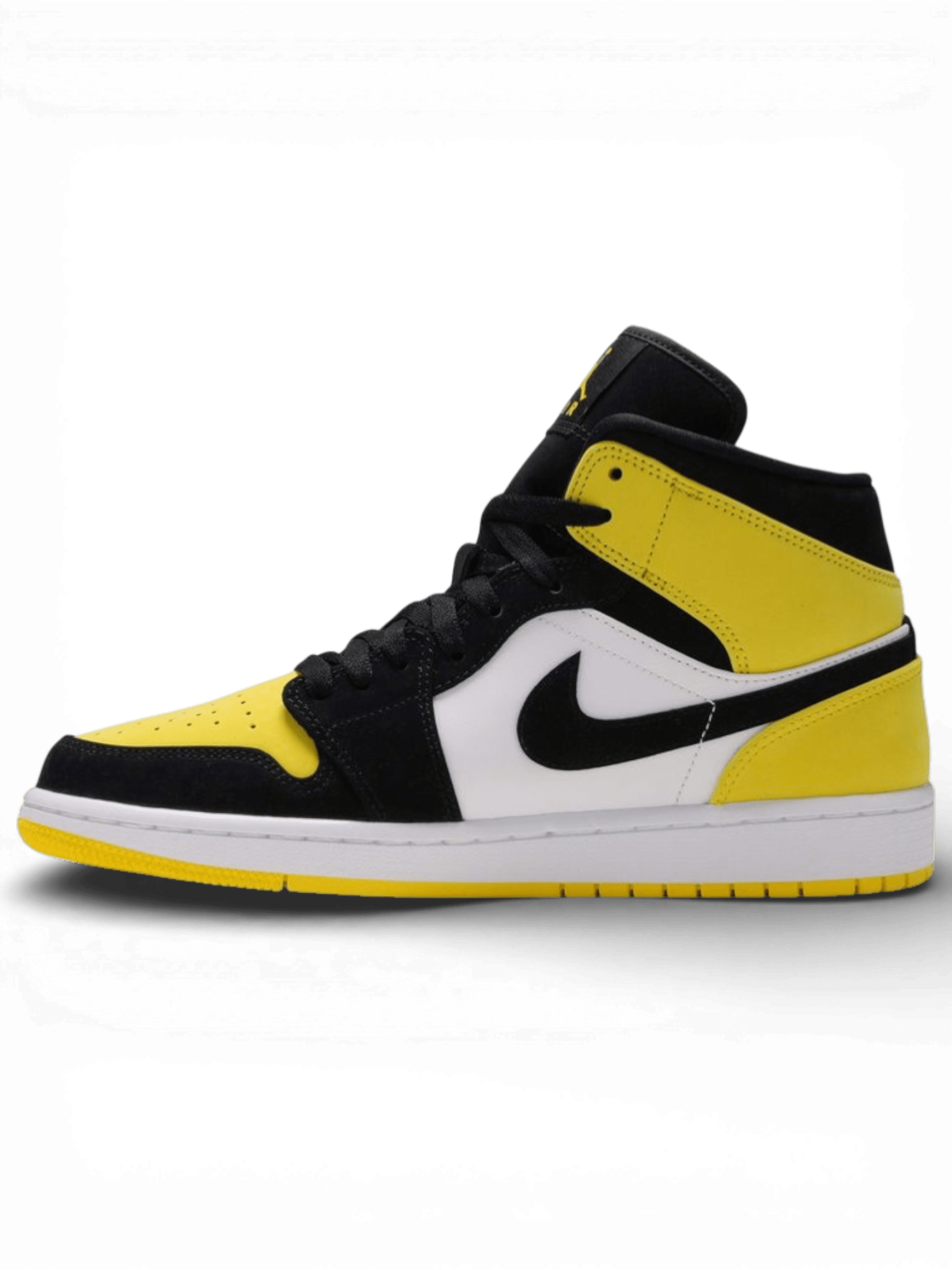 Jordan 1 Mid Yellow Toe Black