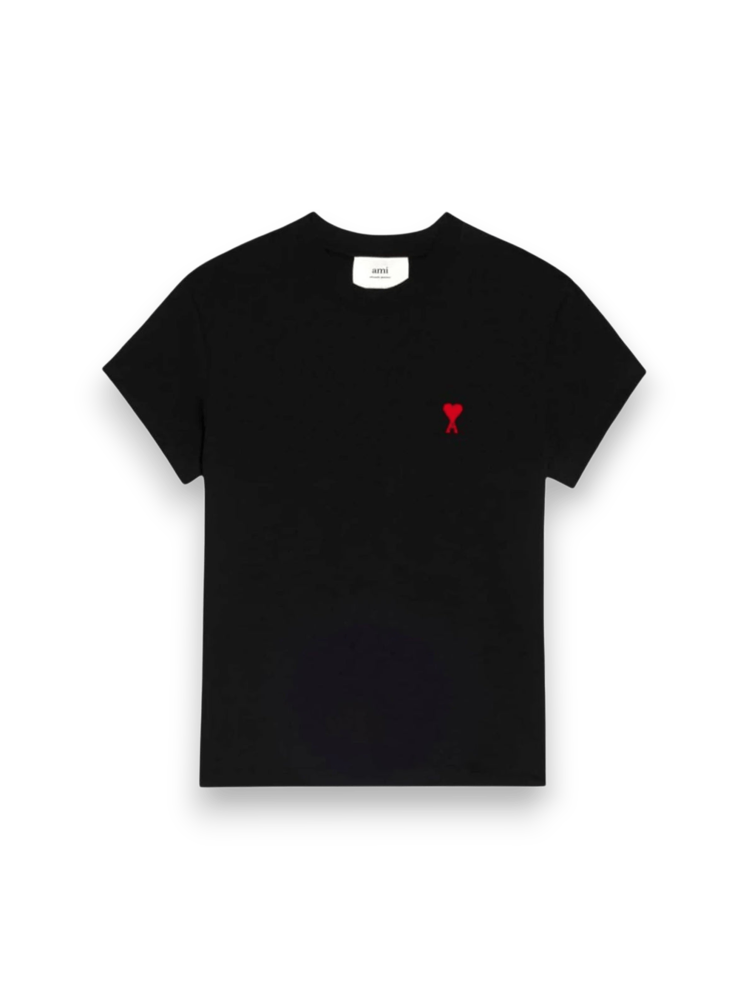 Ami Paris Ami De Coeur T-Shirt Oversize Black/Red