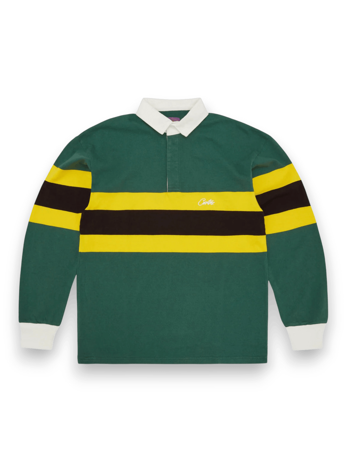 Corteiz Rugby Shirt Forest Green
