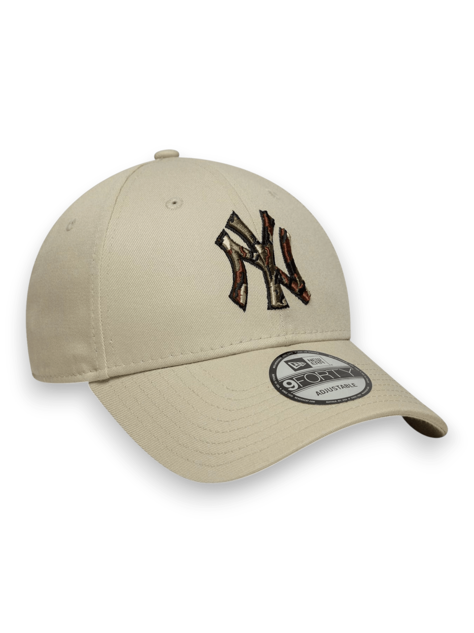 New Era 9FORTY New York Yankees MLB Outline Camo Cream