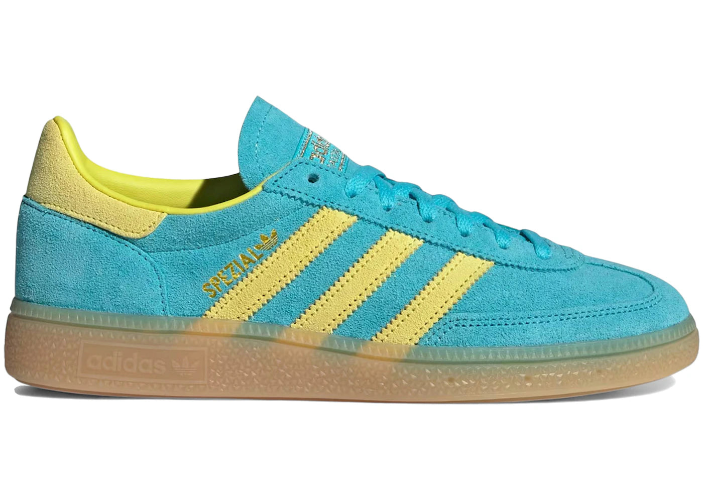 adidas Handball Spezial Blue Glow Bright Yellow (Women's)